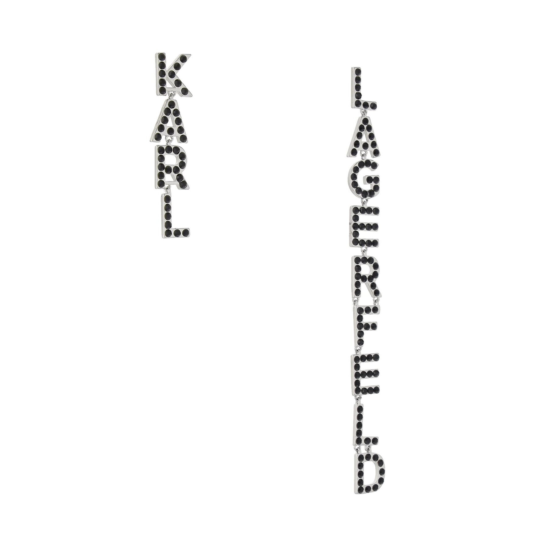 KARL LAGERFELD Обици 225W3949 Сребрист - Pepit.bg