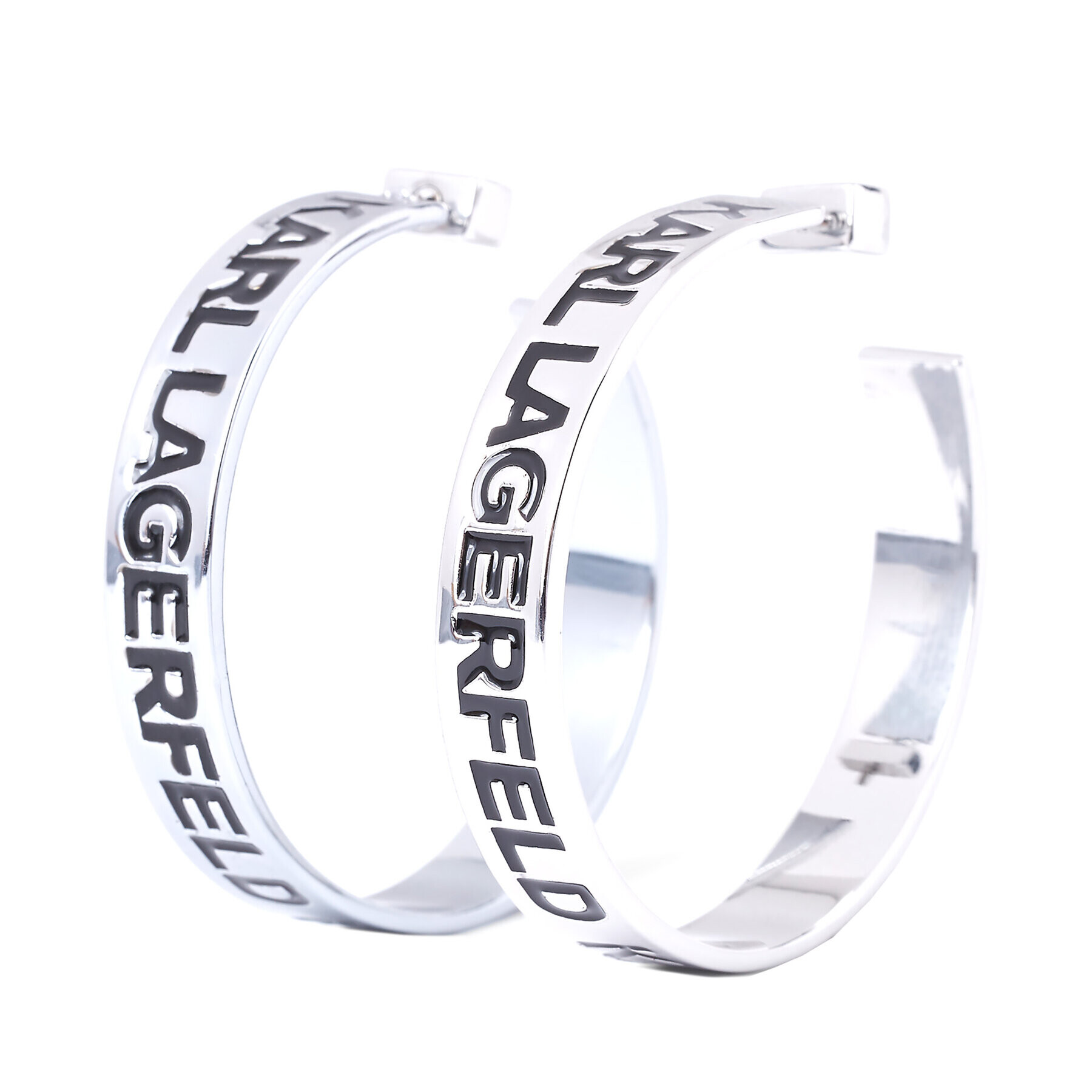 KARL LAGERFELD Обици 230W3922 Сребрист - Pepit.bg