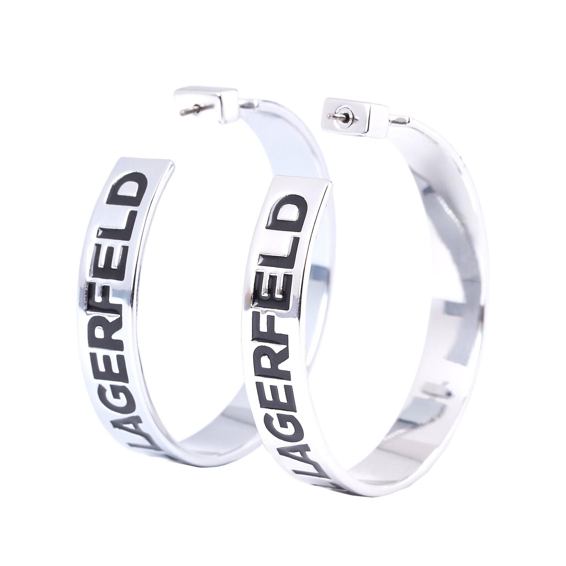 KARL LAGERFELD Обици 230W3922 Сребрист - Pepit.bg