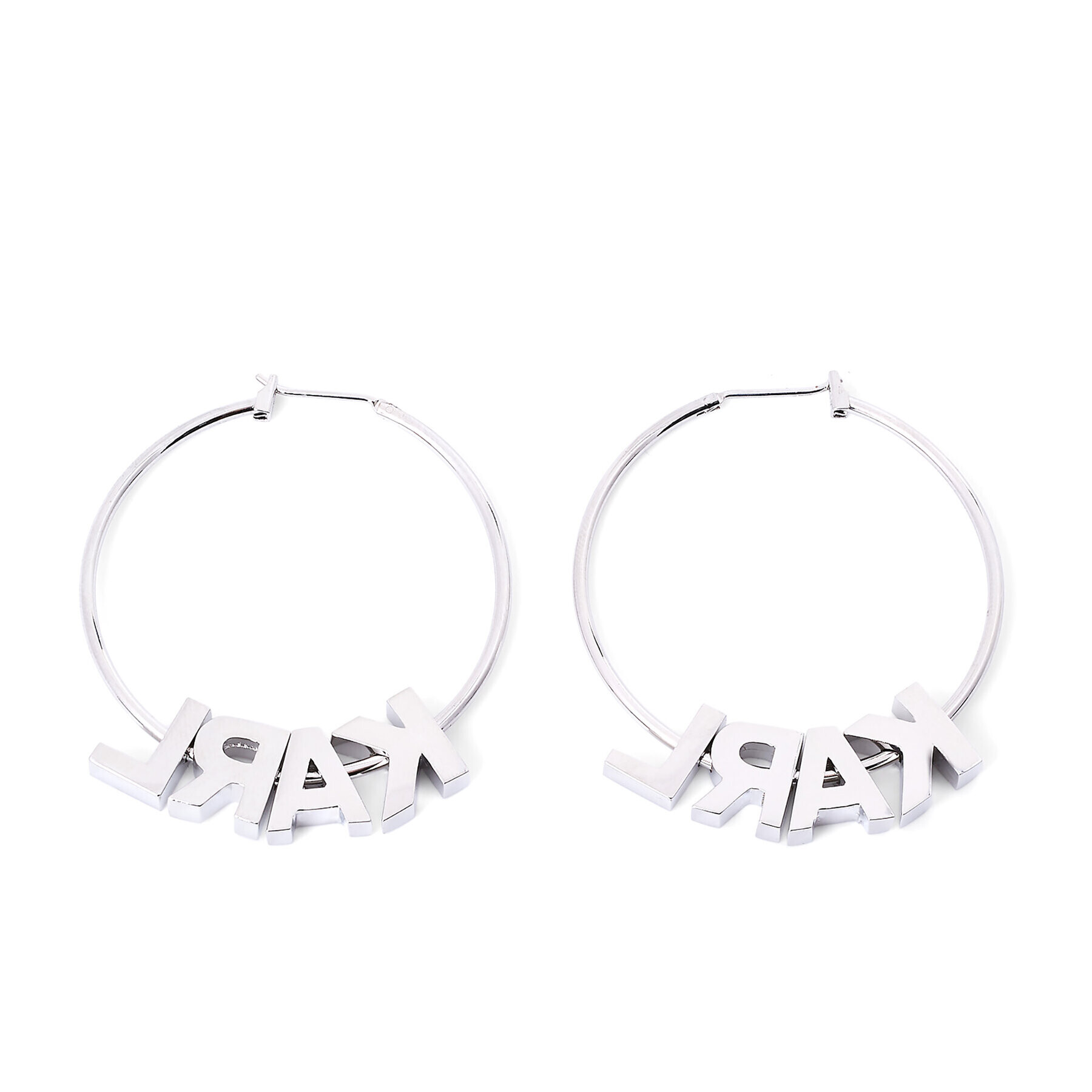 KARL LAGERFELD Обици 230W3938 Сребрист - Pepit.bg