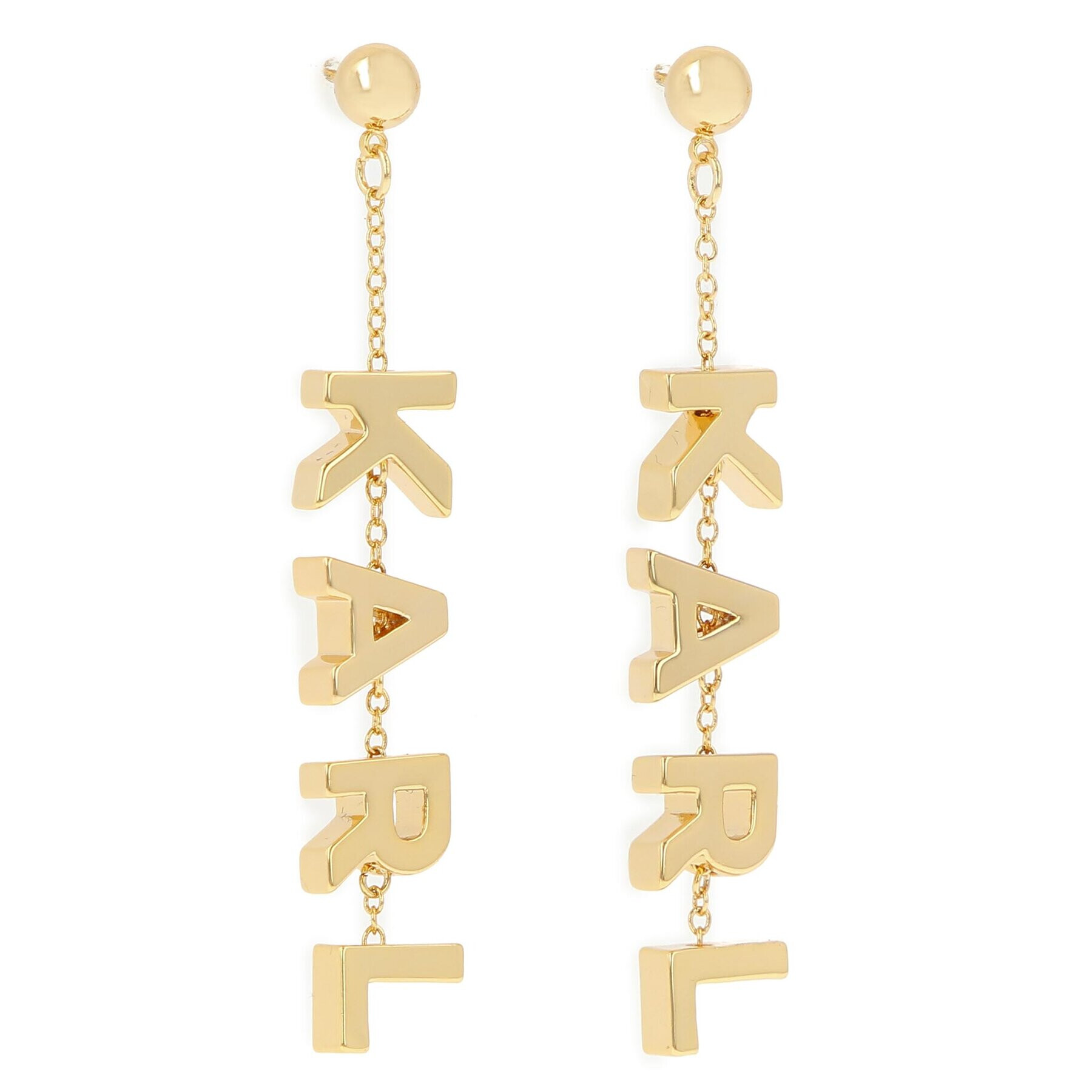 KARL LAGERFELD Обици 231W3142 Златист - Pepit.bg