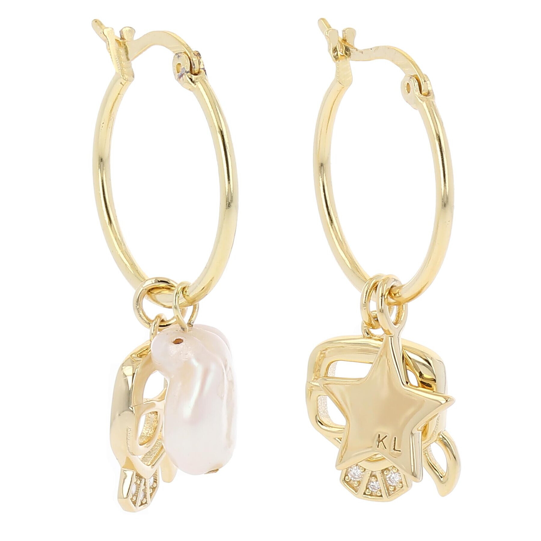 KARL LAGERFELD Обици 231W3930 Златист - Pepit.bg