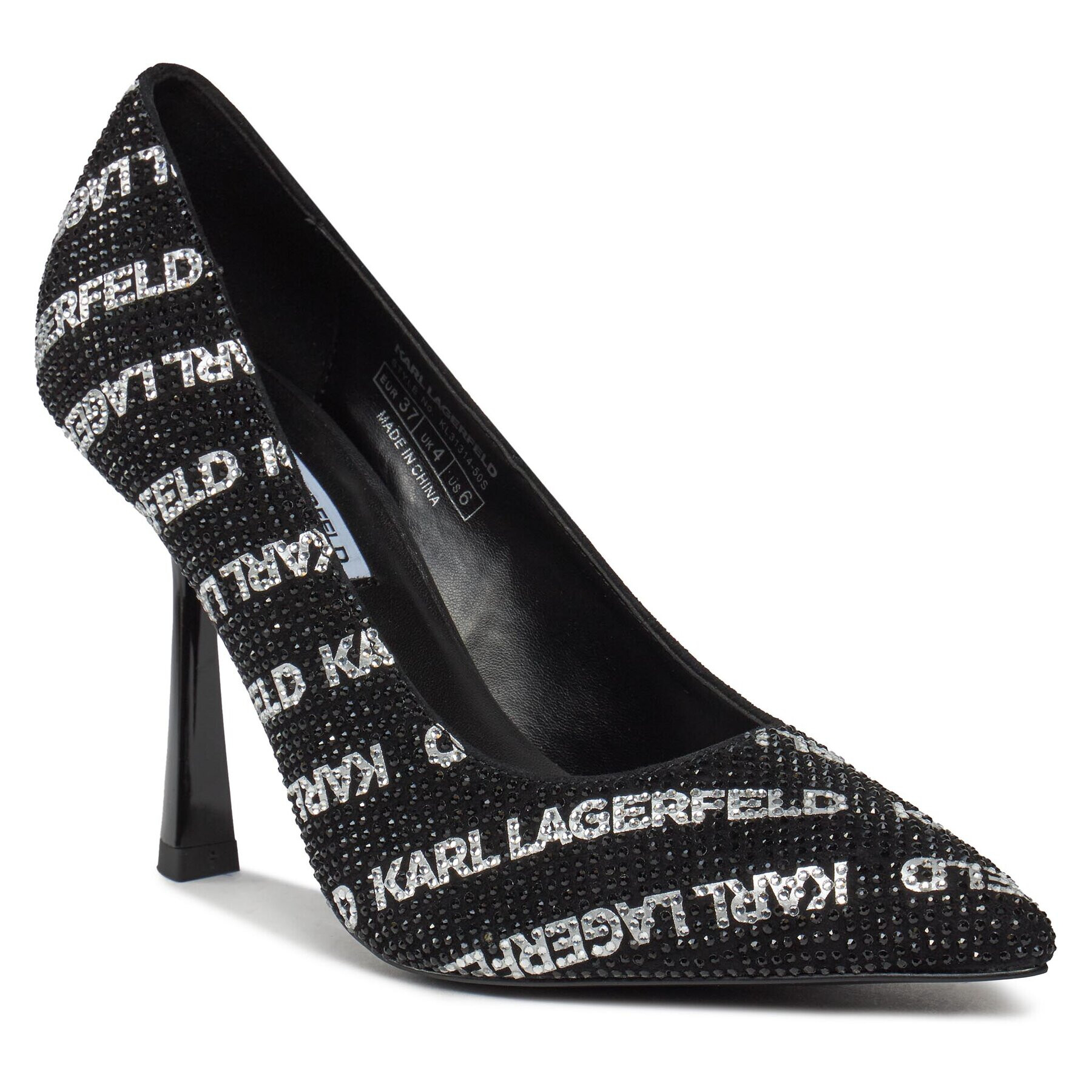 KARL LAGERFELD Обувки на ток KL31314 Черен - Pepit.bg