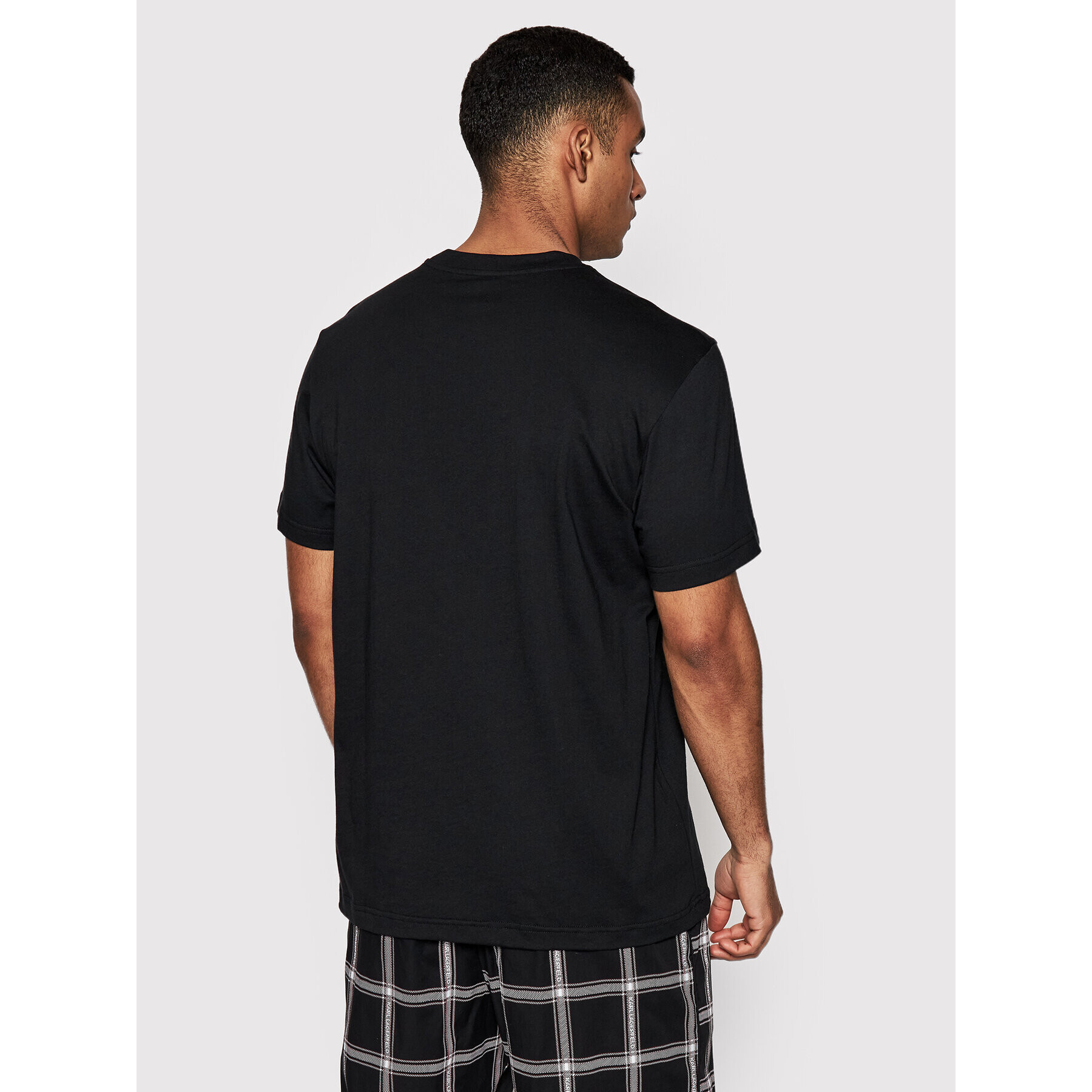 KARL LAGERFELD Пижама Check 220M2128 Черен Relaxed Fit - Pepit.bg
