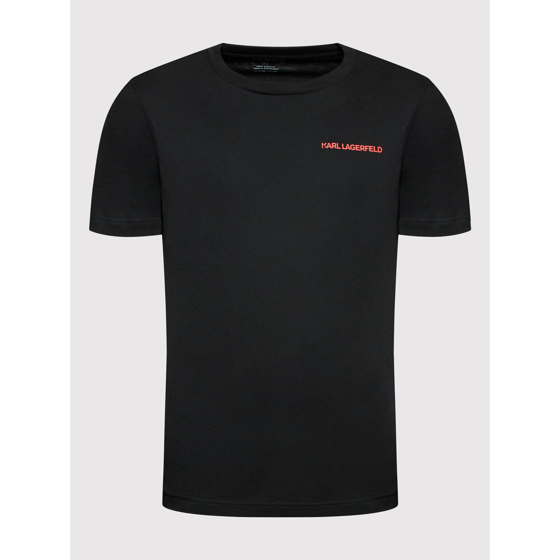 KARL LAGERFELD Пижама Check 220M2128 Черен Relaxed Fit - Pepit.bg