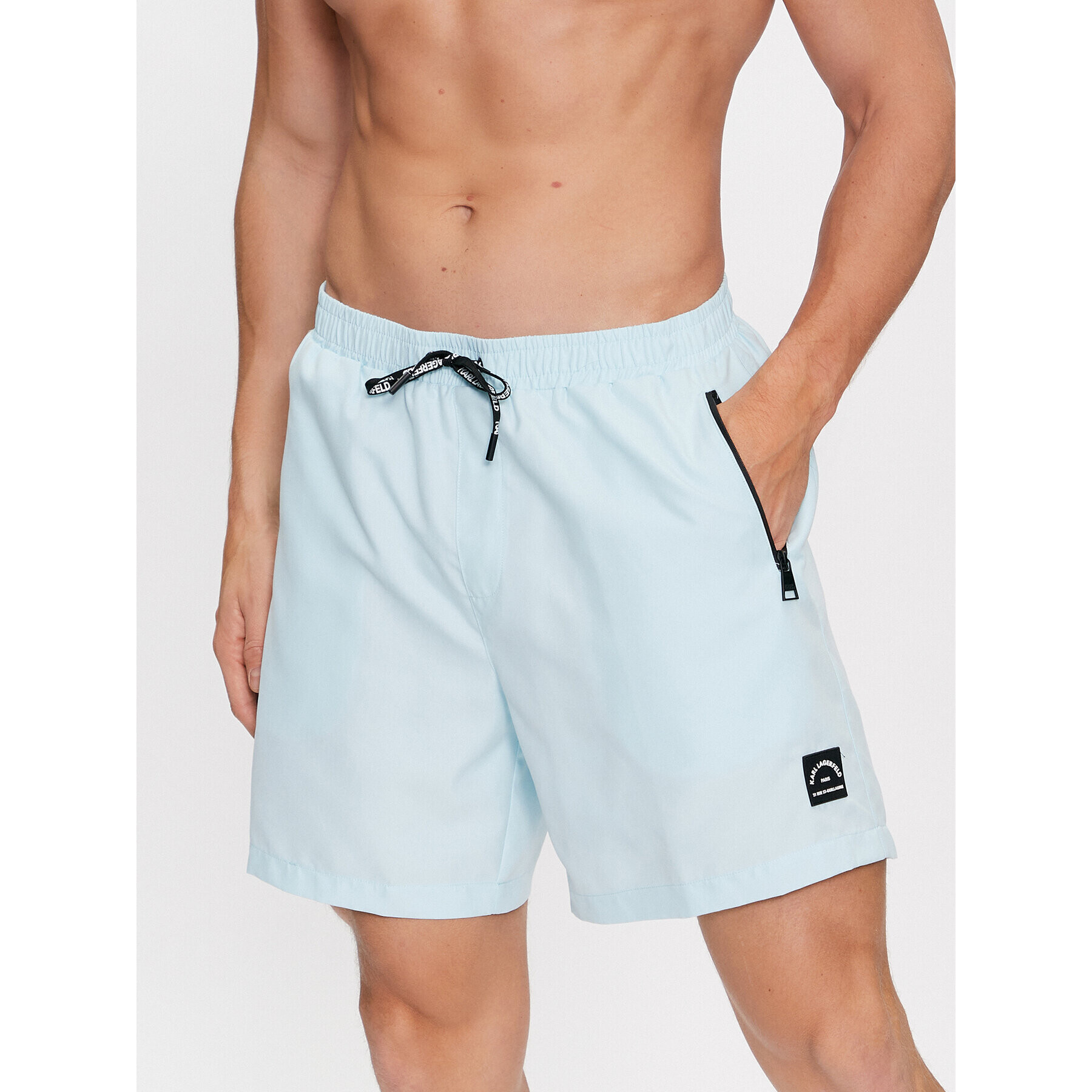 KARL LAGERFELD Плувни шорти 230M2204 Син Regular Fit - Pepit.bg