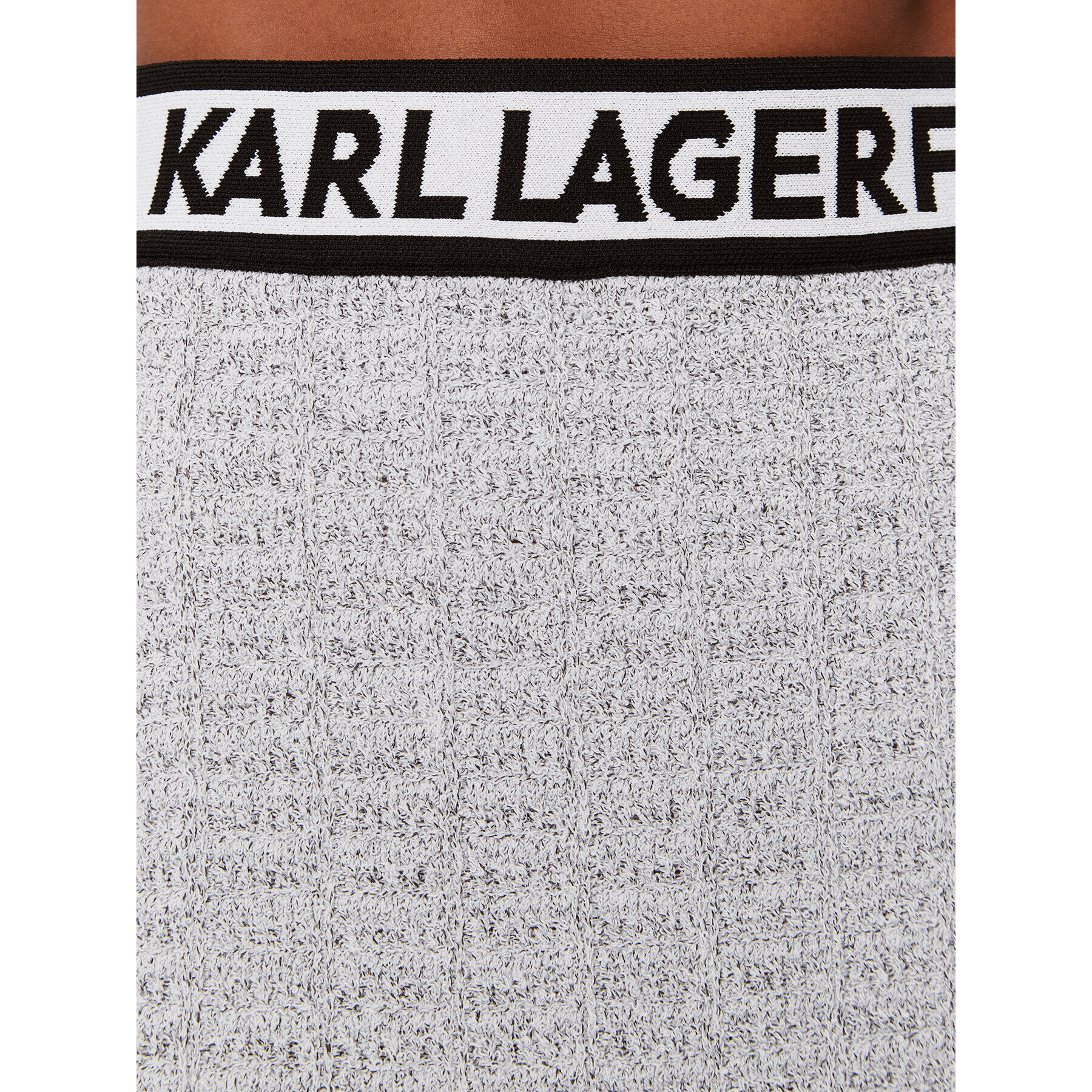 KARL LAGERFELD Пола тип молив 235W1204 Бял Slim Fit - Pepit.bg