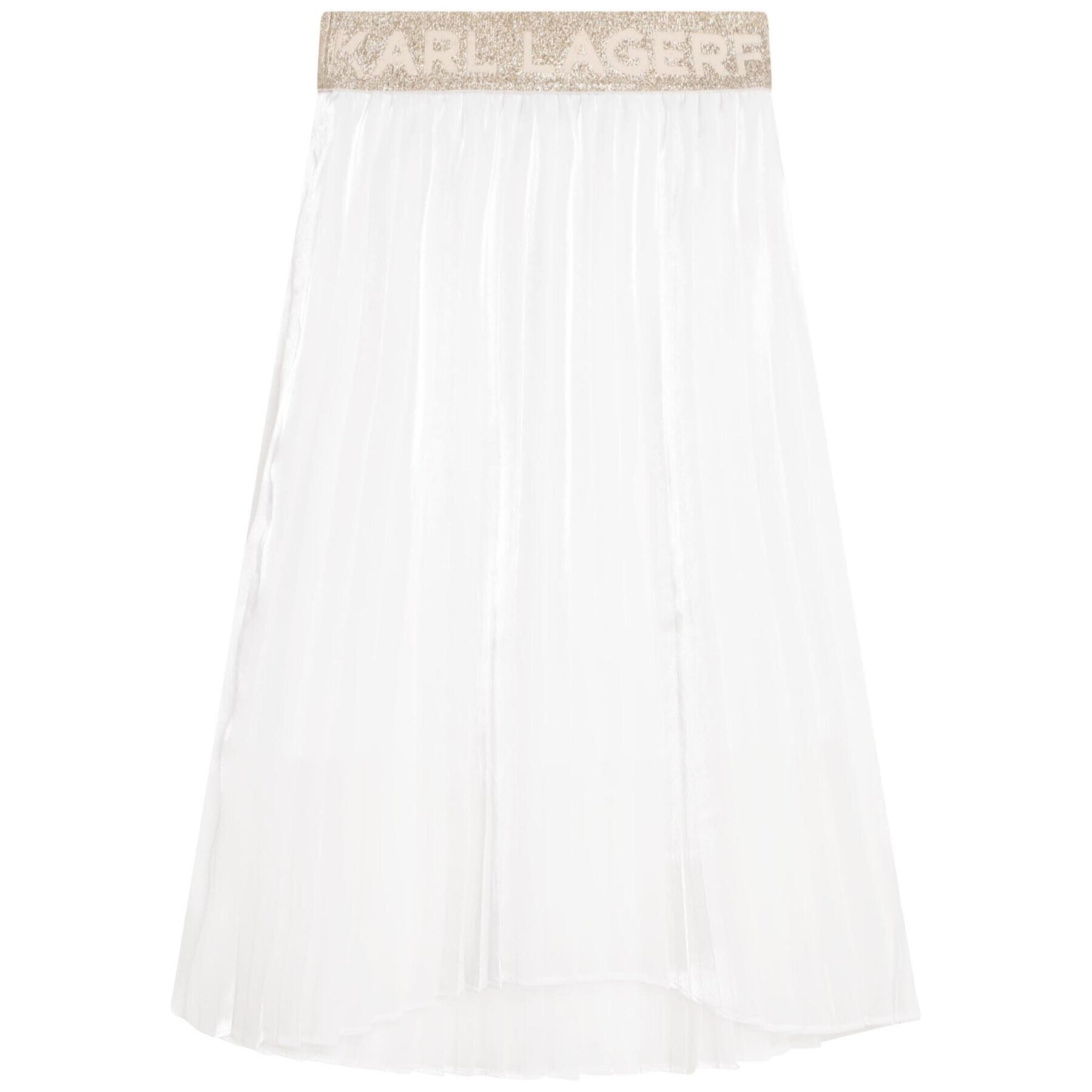 Karl Lagerfeld Kids Пола Z13091 D Екрю Regular Fit - Pepit.bg
