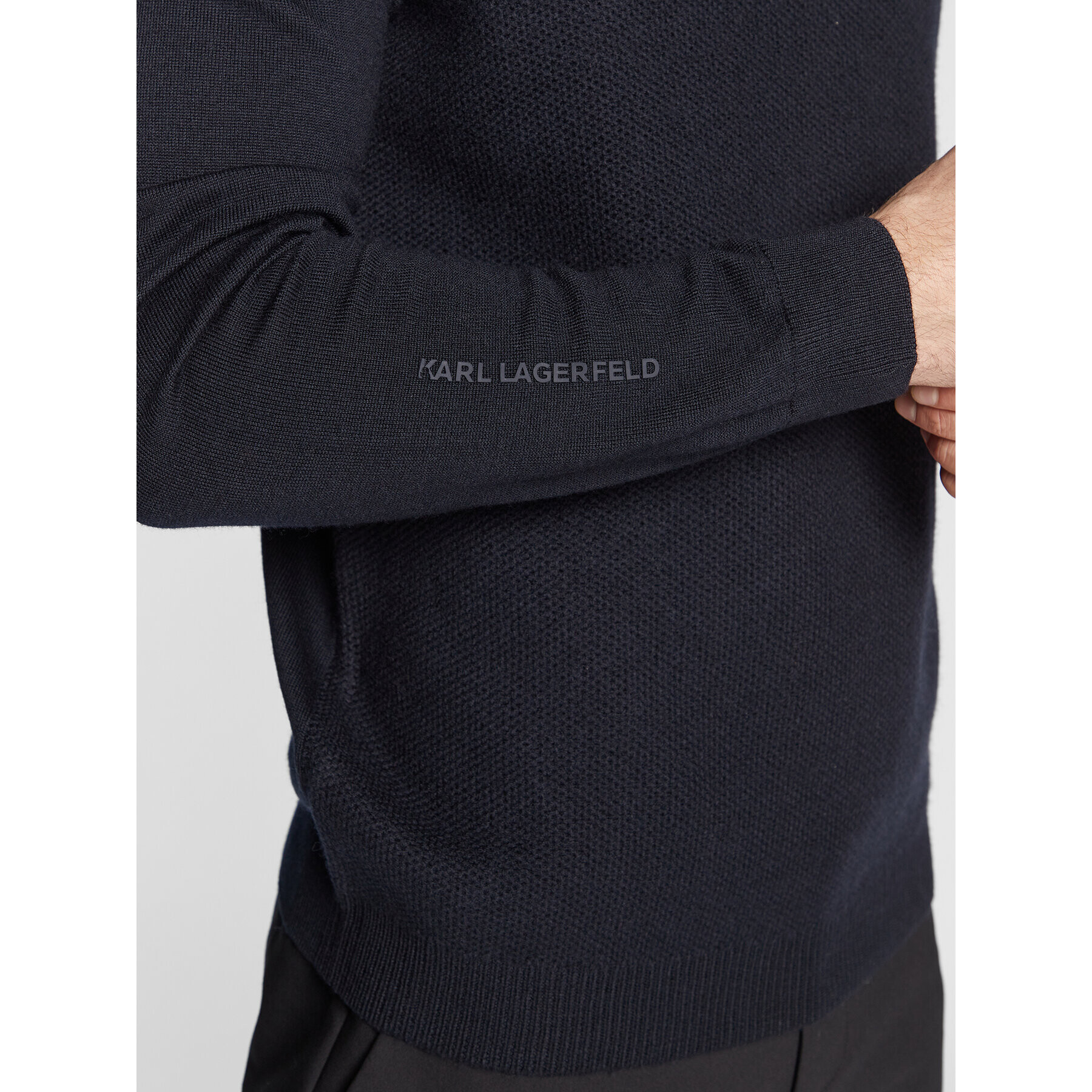 KARL LAGERFELD Поло 655009 524399 Тъмносин Regular Fit - Pepit.bg