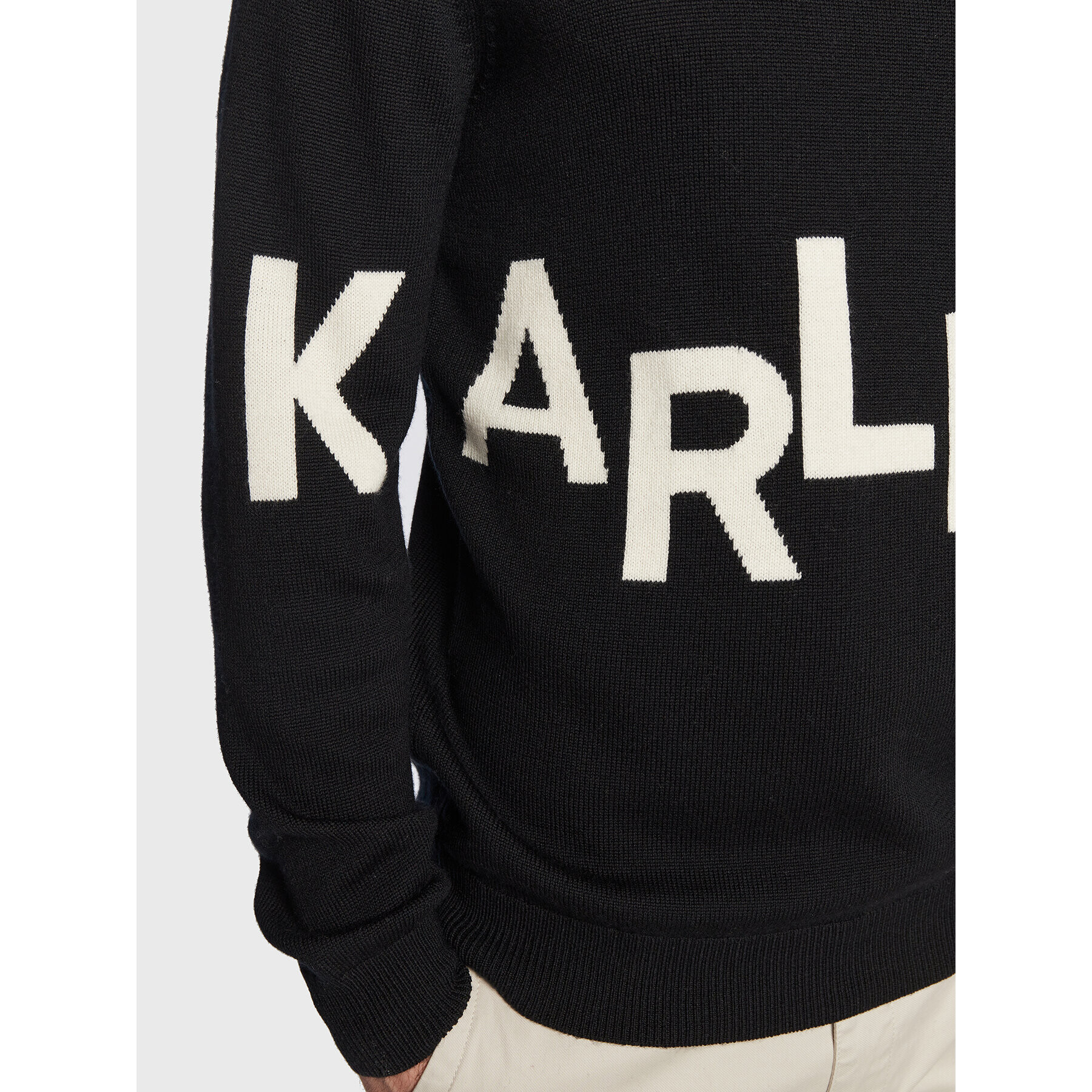 KARL LAGERFELD Поло 655020 524399 Черен Regular Fit - Pepit.bg