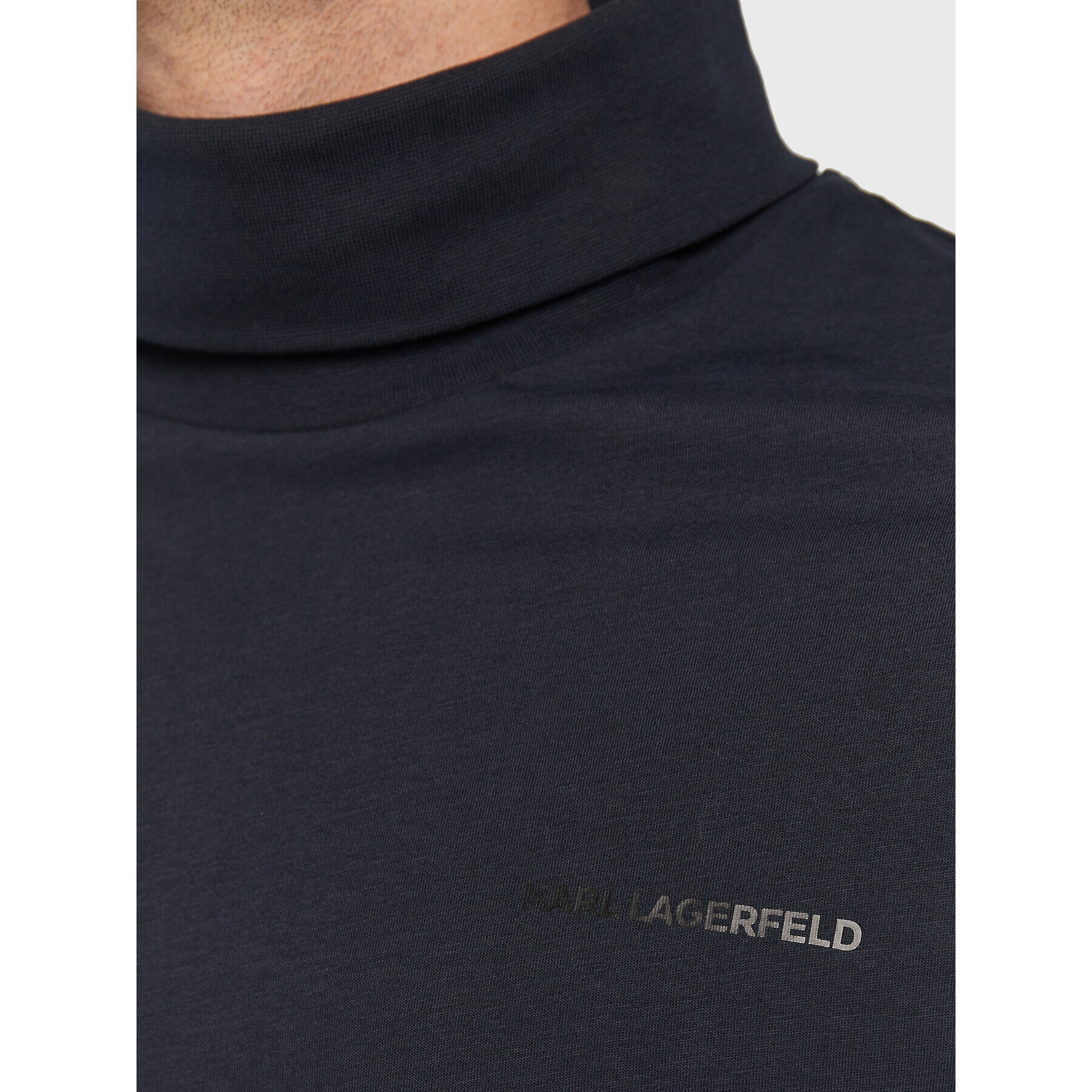 KARL LAGERFELD Поло 755032 524226 Тъмносин Regular Fit - Pepit.bg