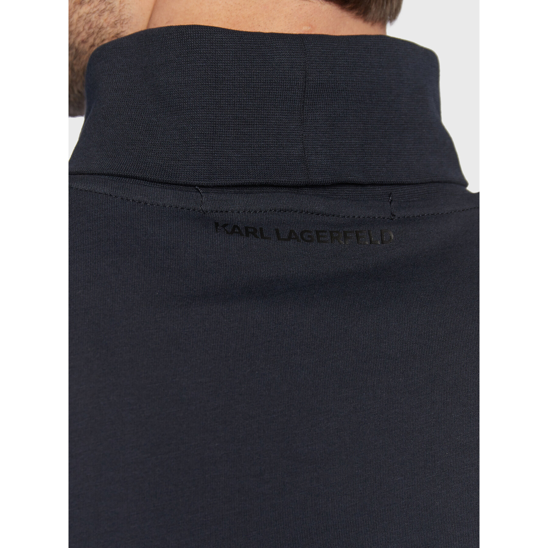 KARL LAGERFELD Поло 755032 524226 Тъмносин Regular Fit - Pepit.bg