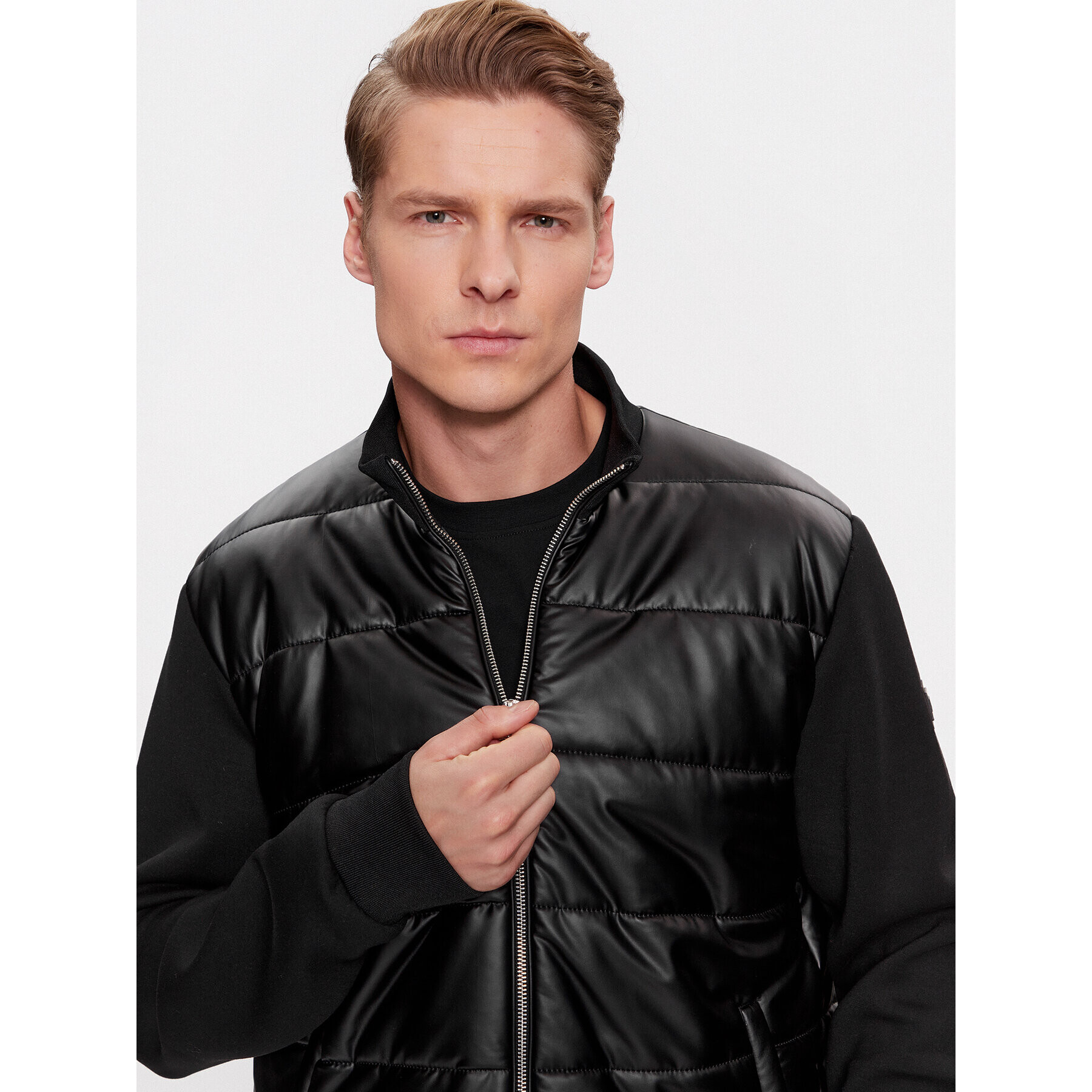 KARL LAGERFELD Преходно яке 505065 534565 Черен Regular Fit - Pepit.bg