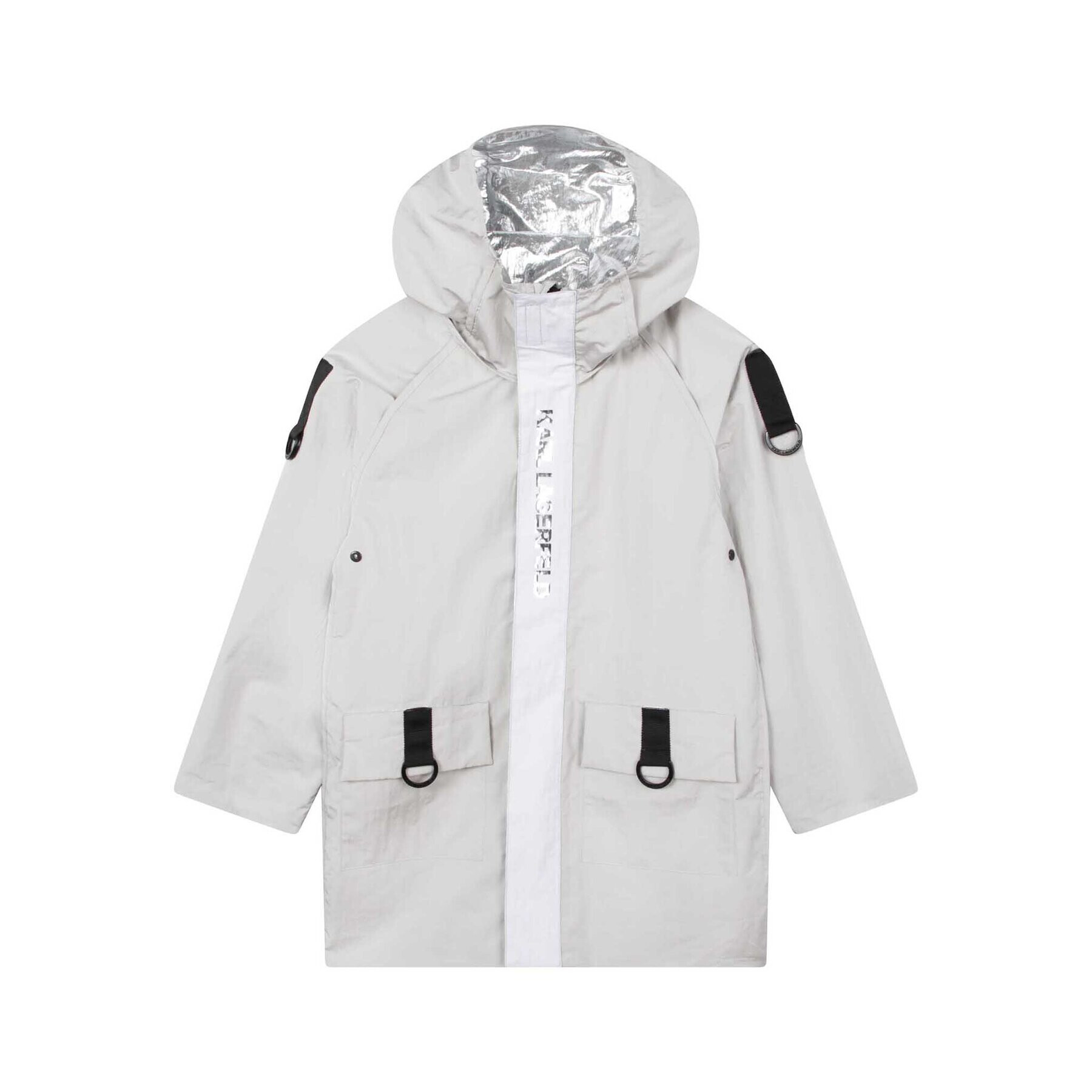 Karl Lagerfeld Kids Преходно яке Z16149 D Сив Regular Fit - Pepit.bg