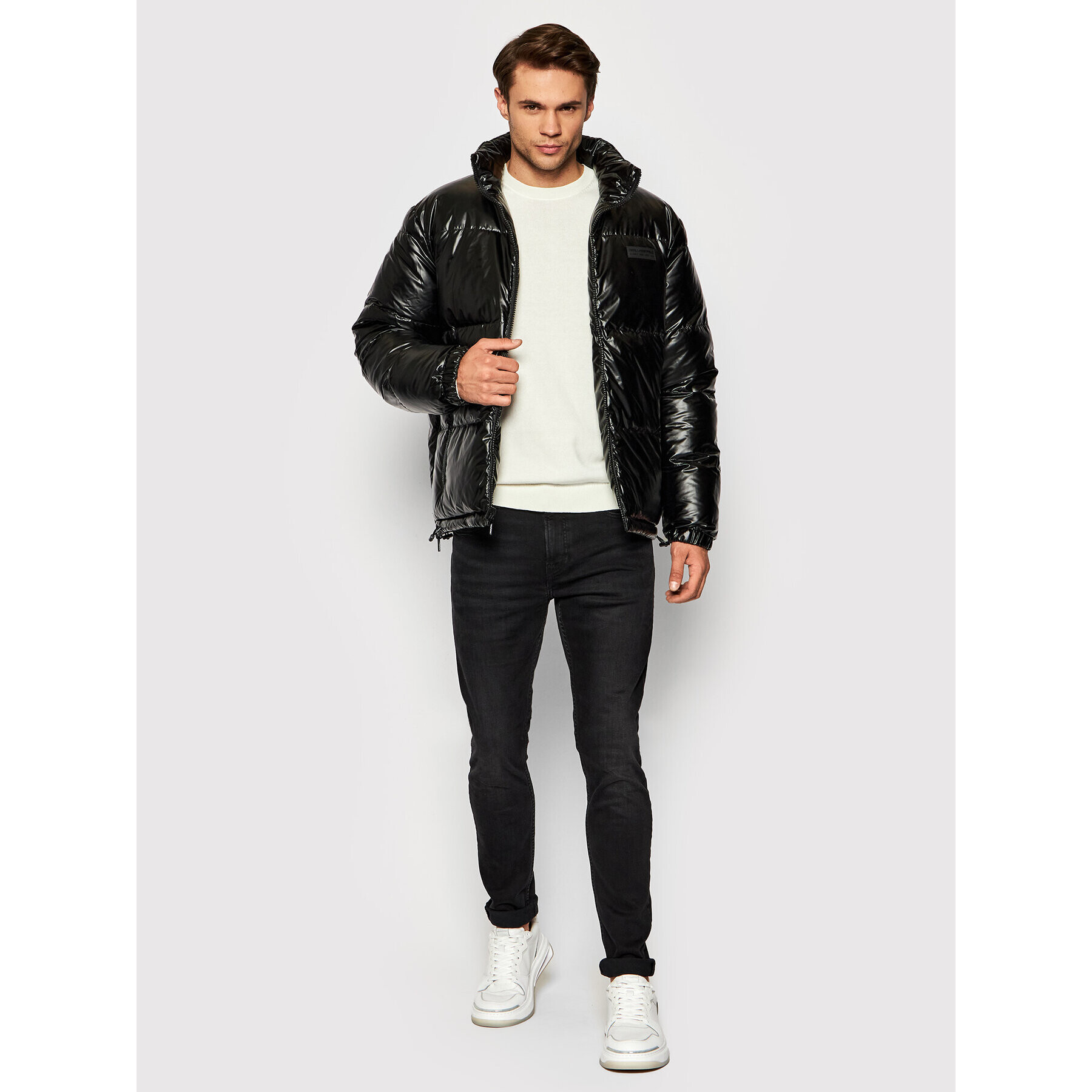 KARL LAGERFELD Пухено яке Blouson 505009 512505 Черен Regular Fit - Pepit.bg