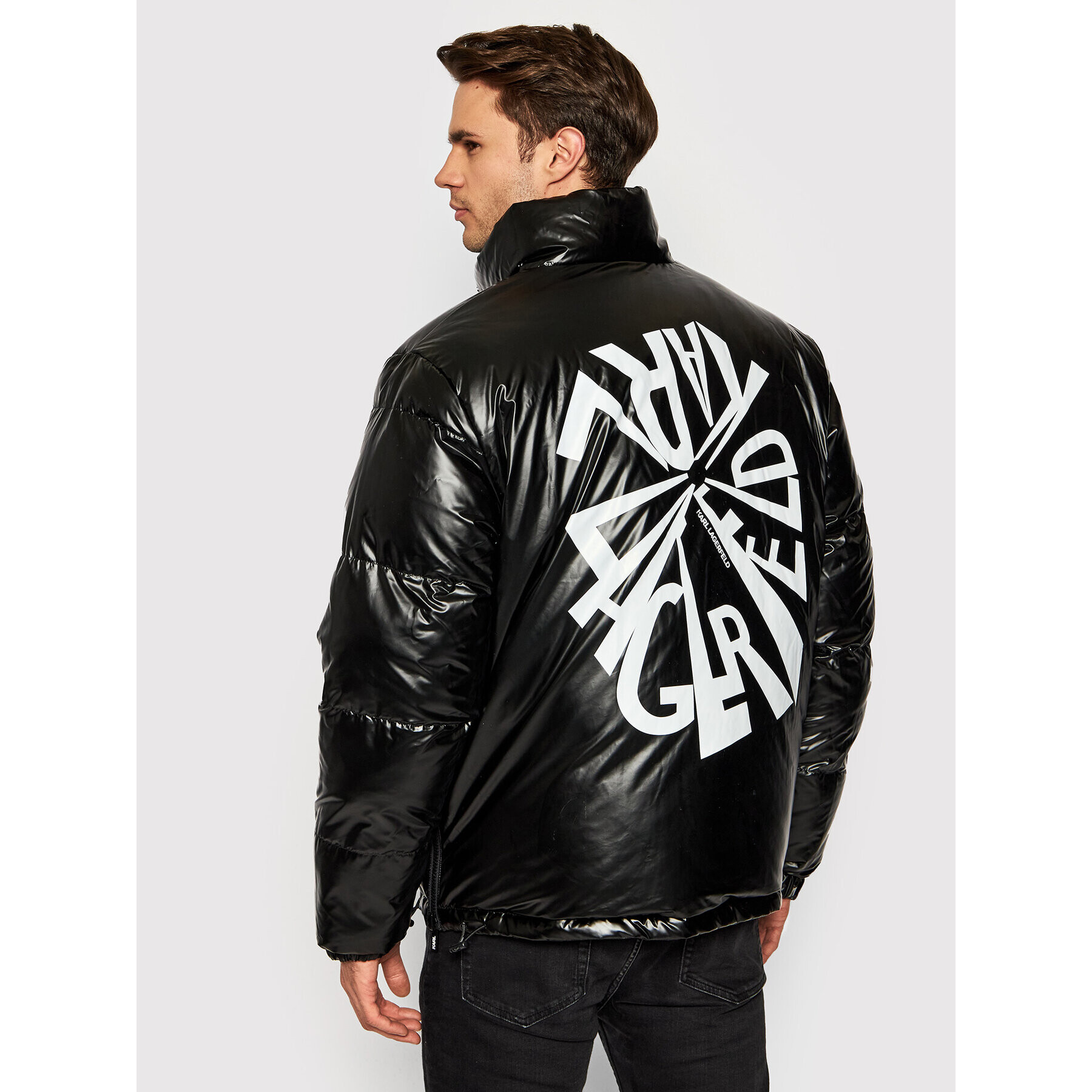 KARL LAGERFELD Пухено яке Blouson 505009 512505 Черен Regular Fit - Pepit.bg