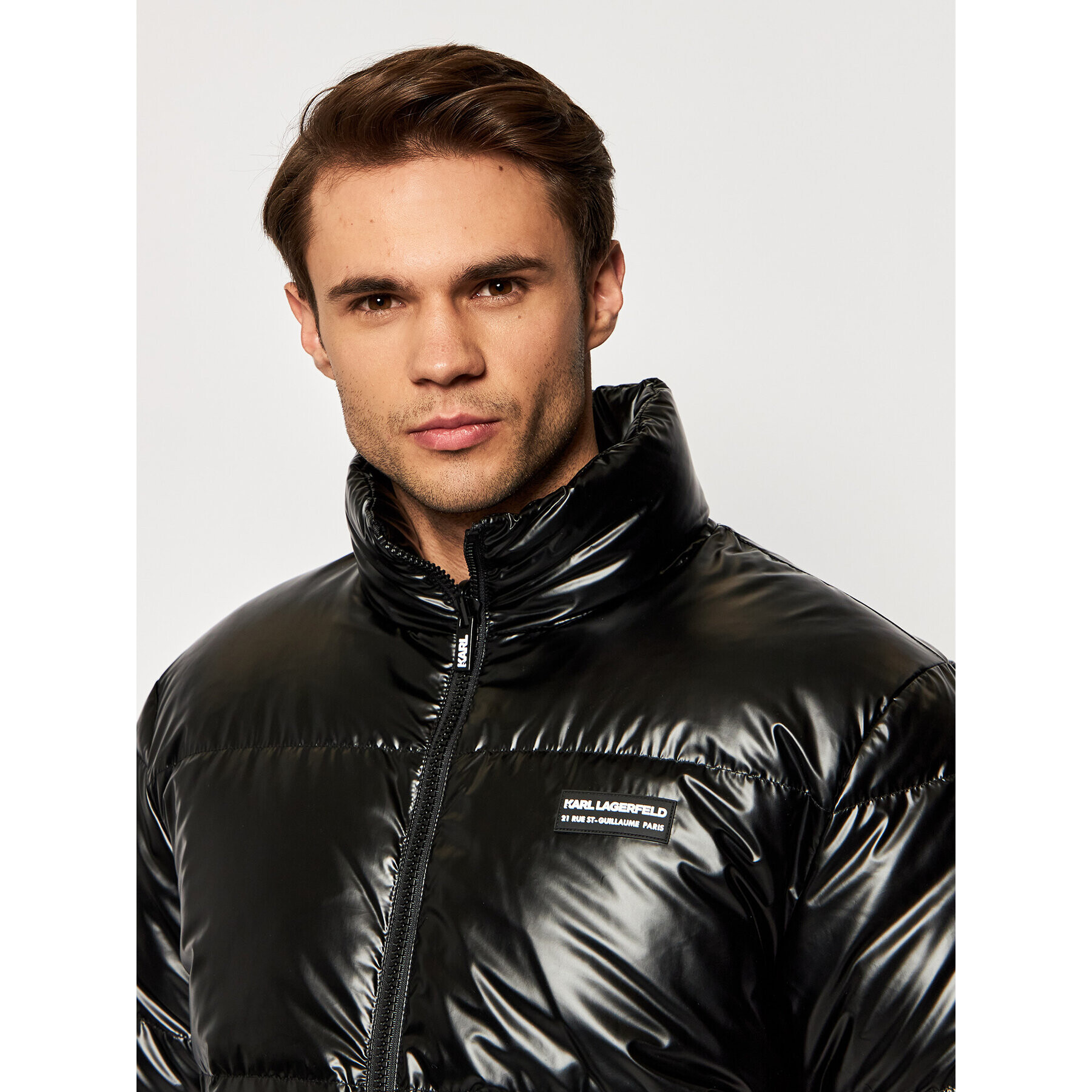 KARL LAGERFELD Пухено яке Blouson 505009 512505 Черен Regular Fit - Pepit.bg