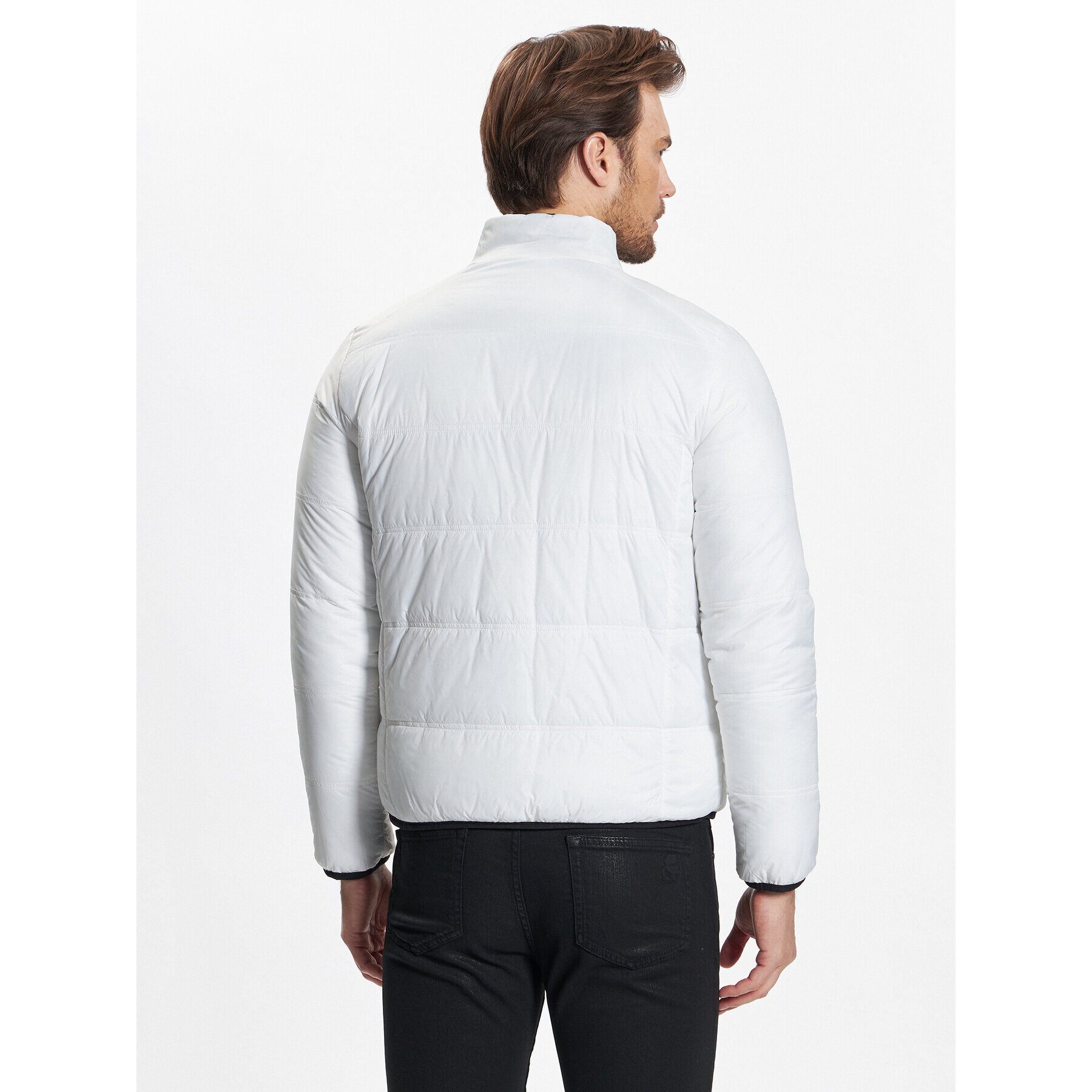 KARL LAGERFELD Пухено яке 505400 531591 Бял Regular Fit - Pepit.bg