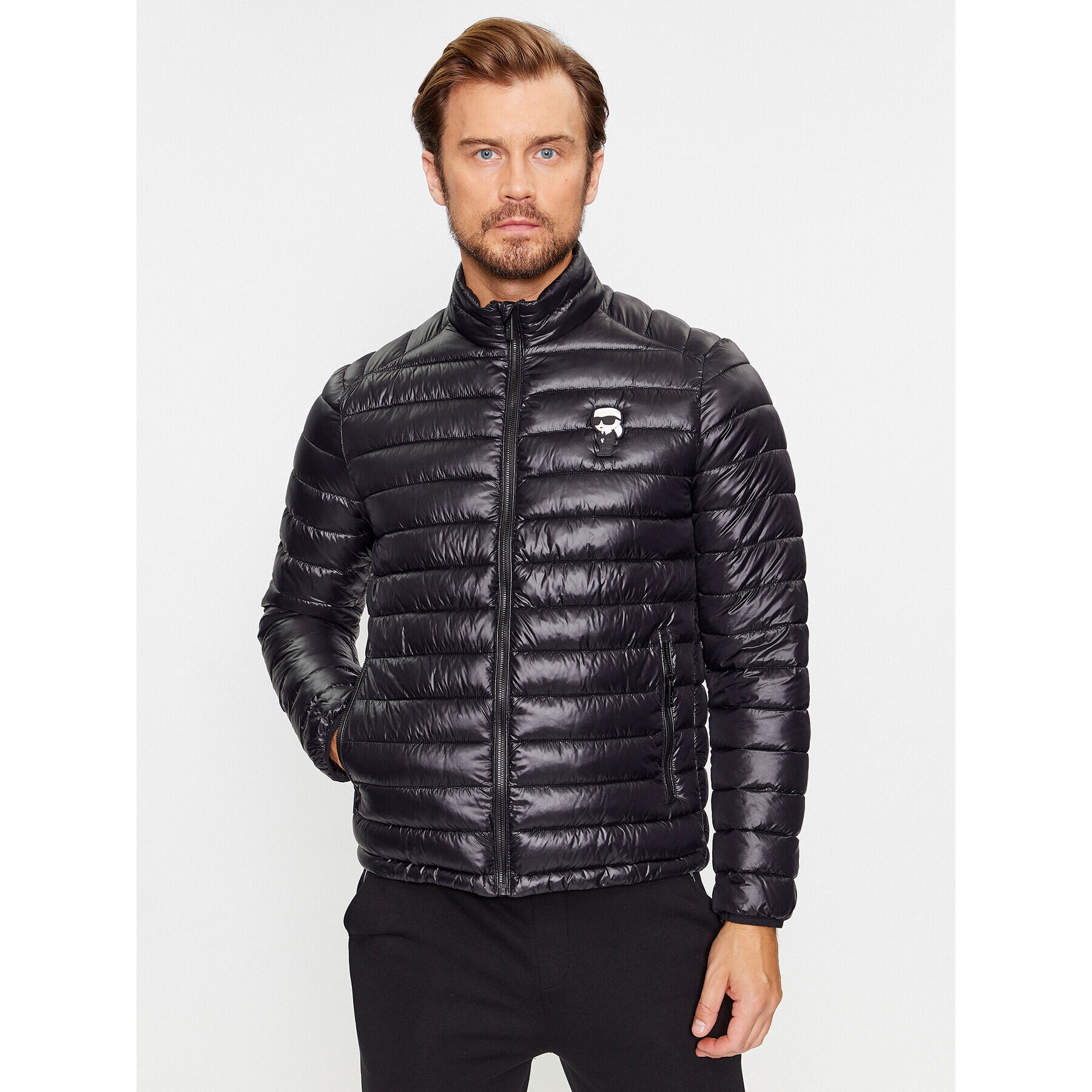 KARL LAGERFELD Пухено яке Blouson 505022 500590 Черен Regular Fit - Pepit.bg