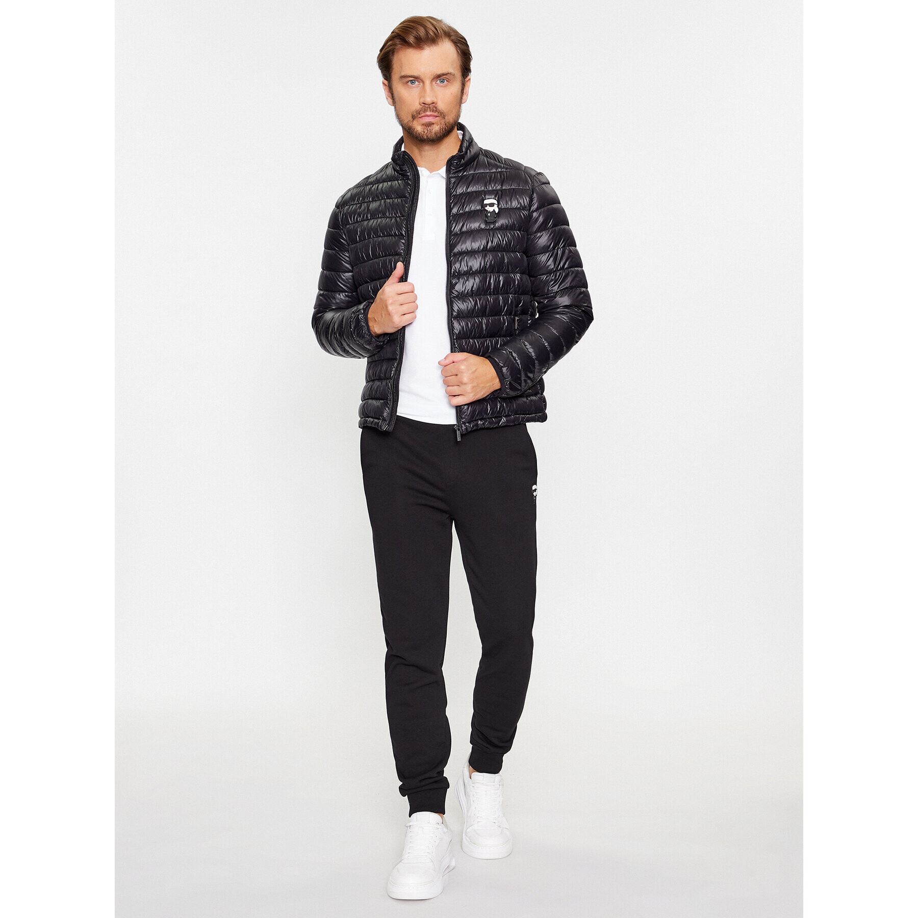 KARL LAGERFELD Пухено яке Blouson 505022 500590 Черен Regular Fit - Pepit.bg