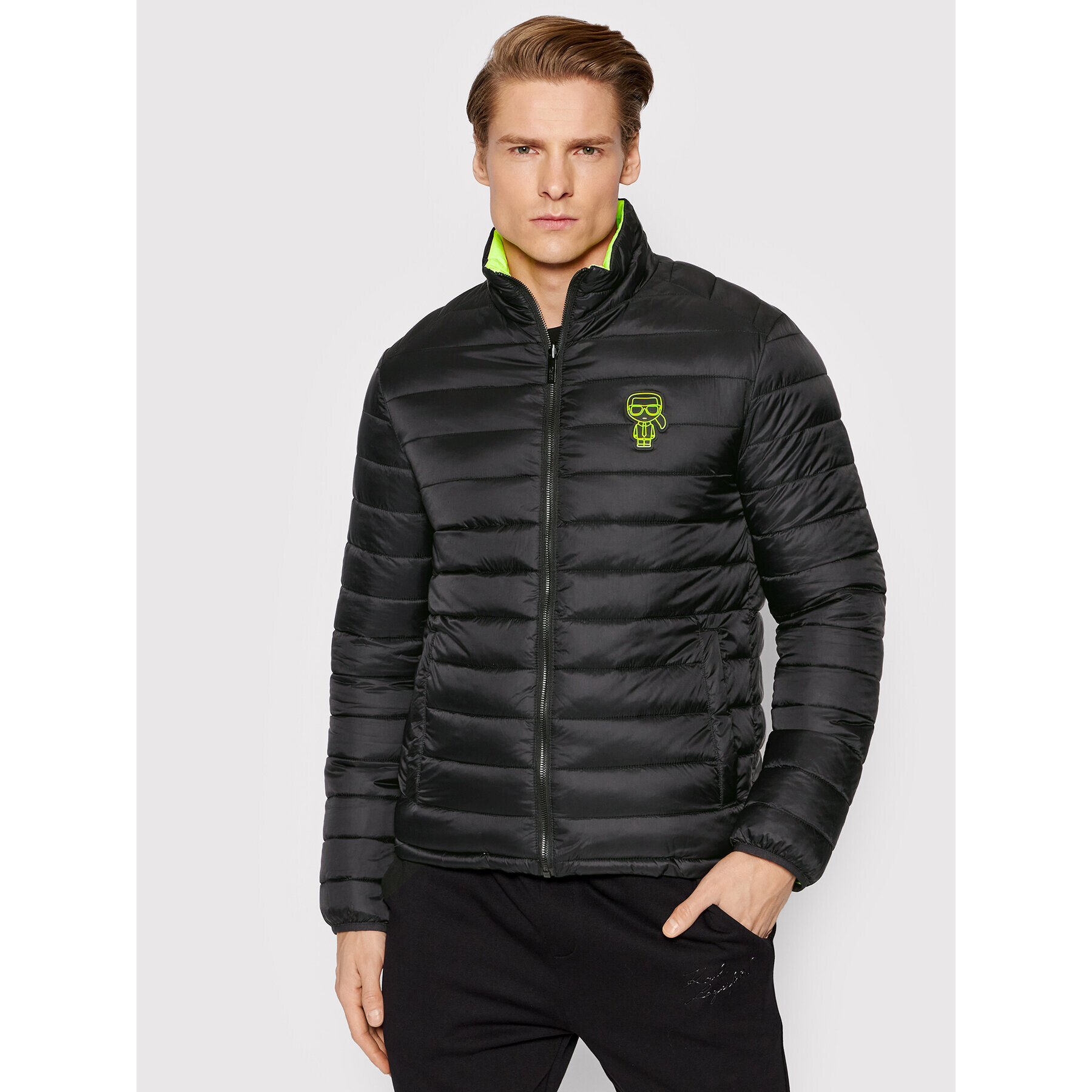 KARL LAGERFELD Пухено яке Blouson 505404 521591 Черен Regular Fit - Pepit.bg