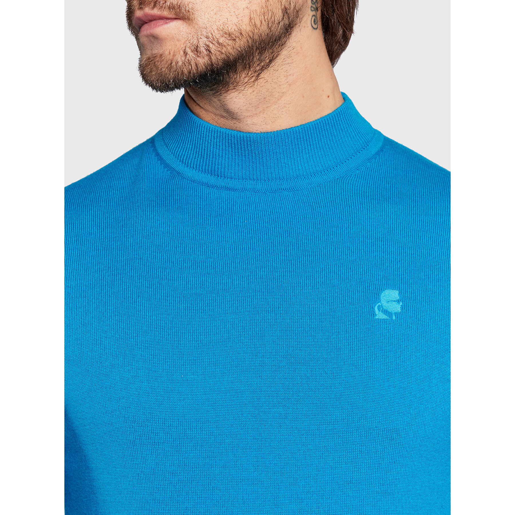 KARL LAGERFELD Пуловер 655002 524399 Син Regular Fit - Pepit.bg