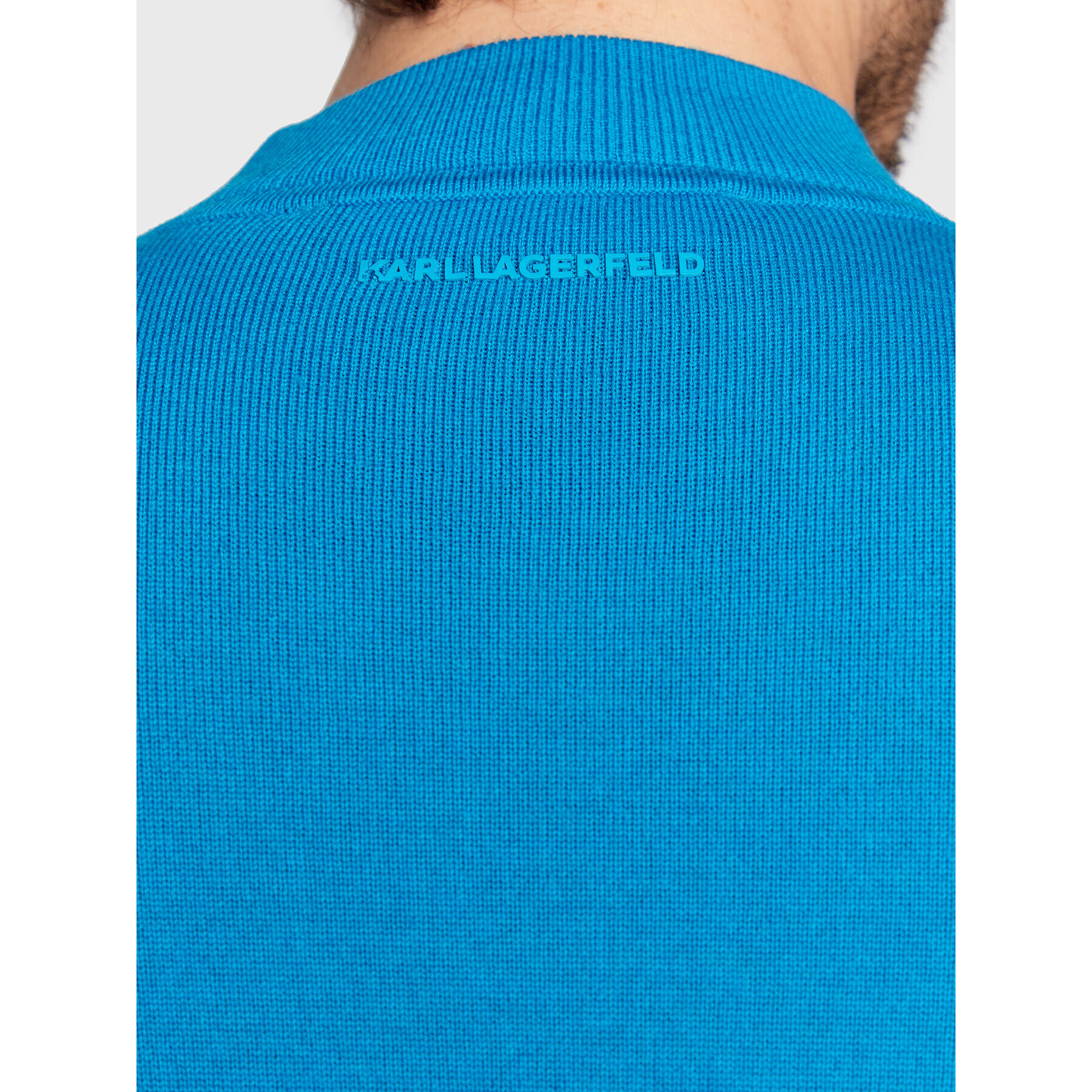 KARL LAGERFELD Пуловер 655002 524399 Син Regular Fit - Pepit.bg