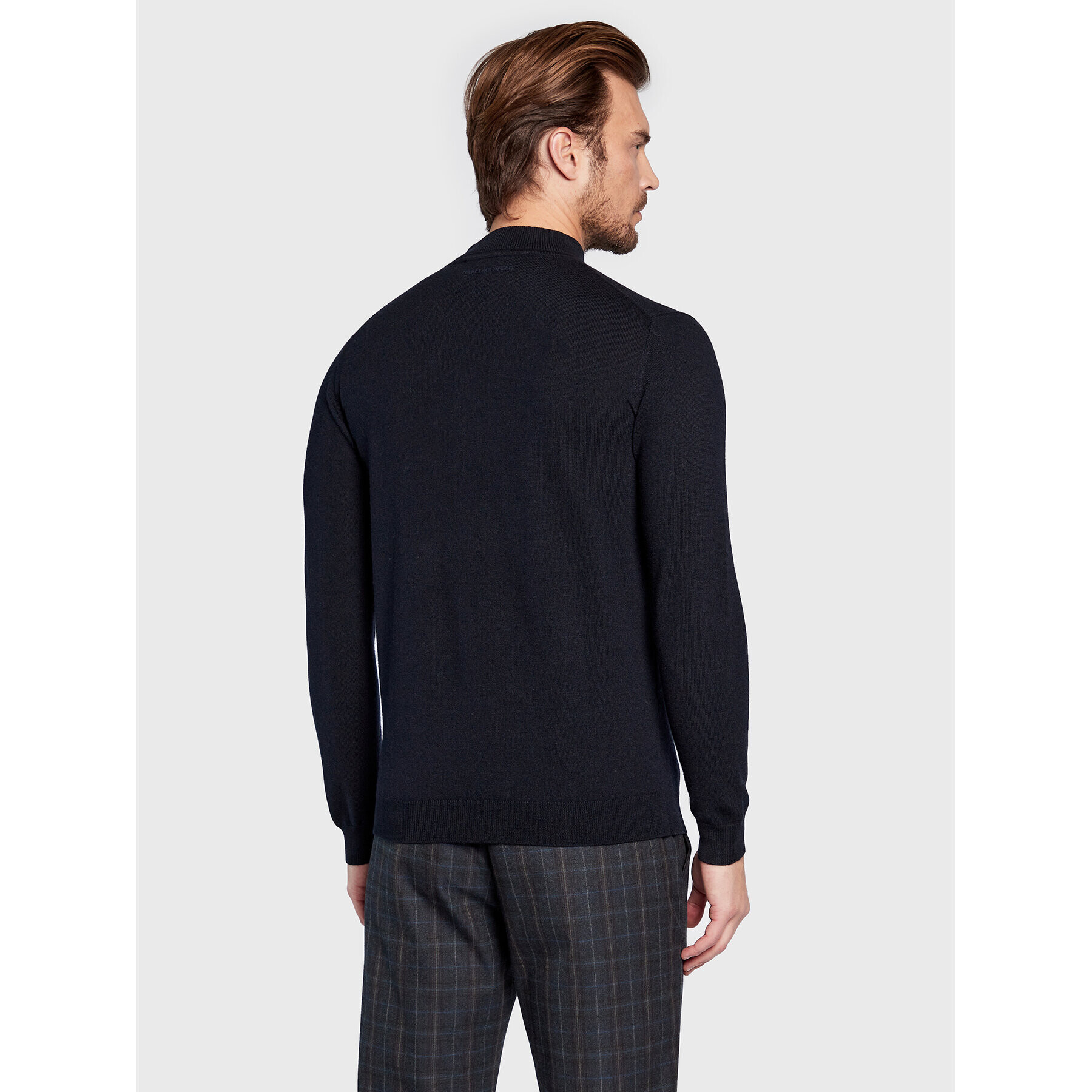 KARL LAGERFELD Пуловер 655002 524399 Тъмносин Regular Fit - Pepit.bg