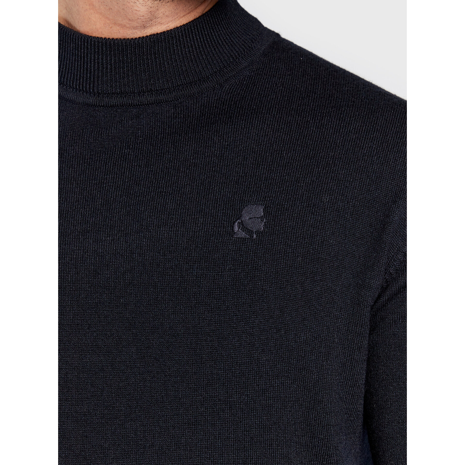 KARL LAGERFELD Пуловер 655002 524399 Тъмносин Regular Fit - Pepit.bg
