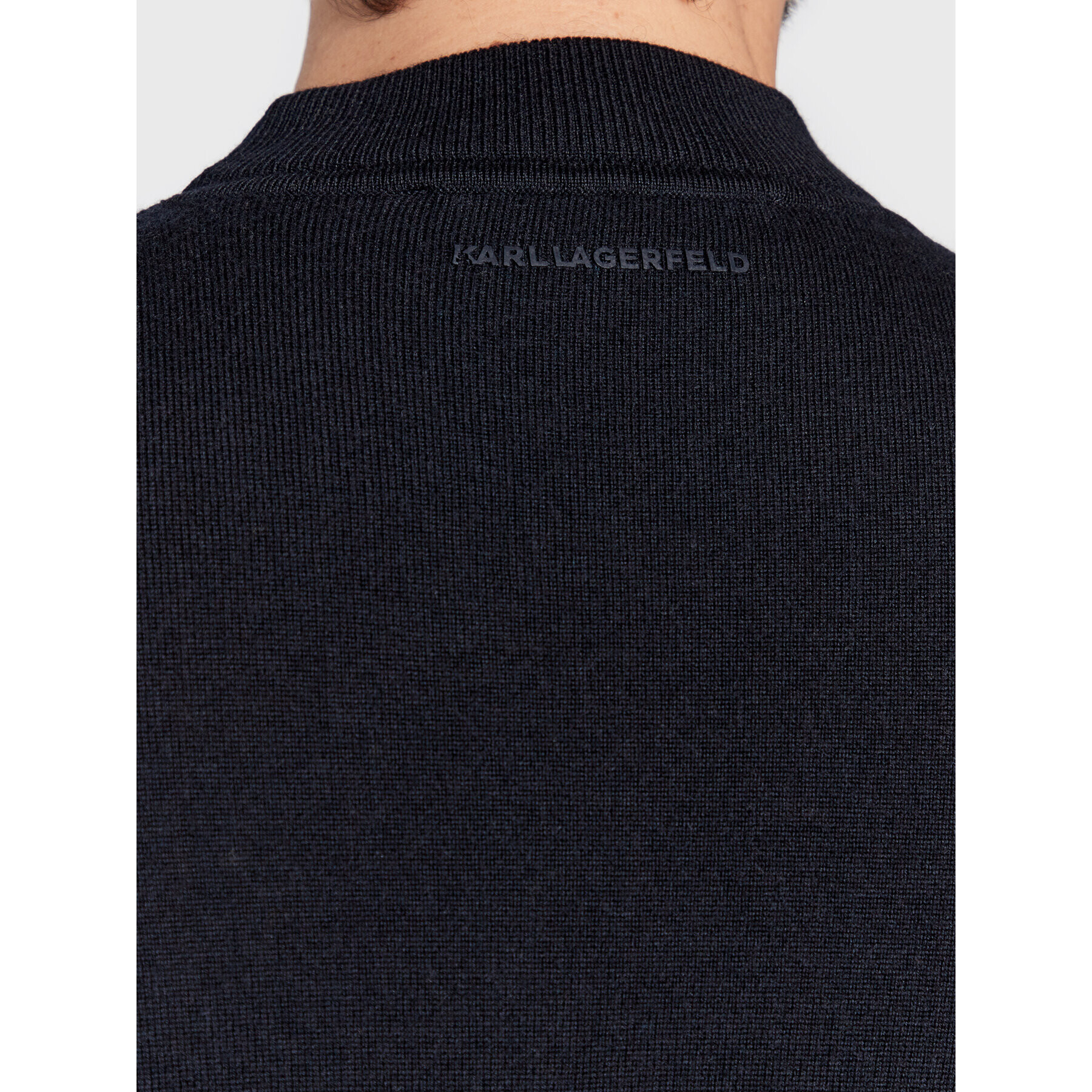 KARL LAGERFELD Пуловер 655002 524399 Тъмносин Regular Fit - Pepit.bg