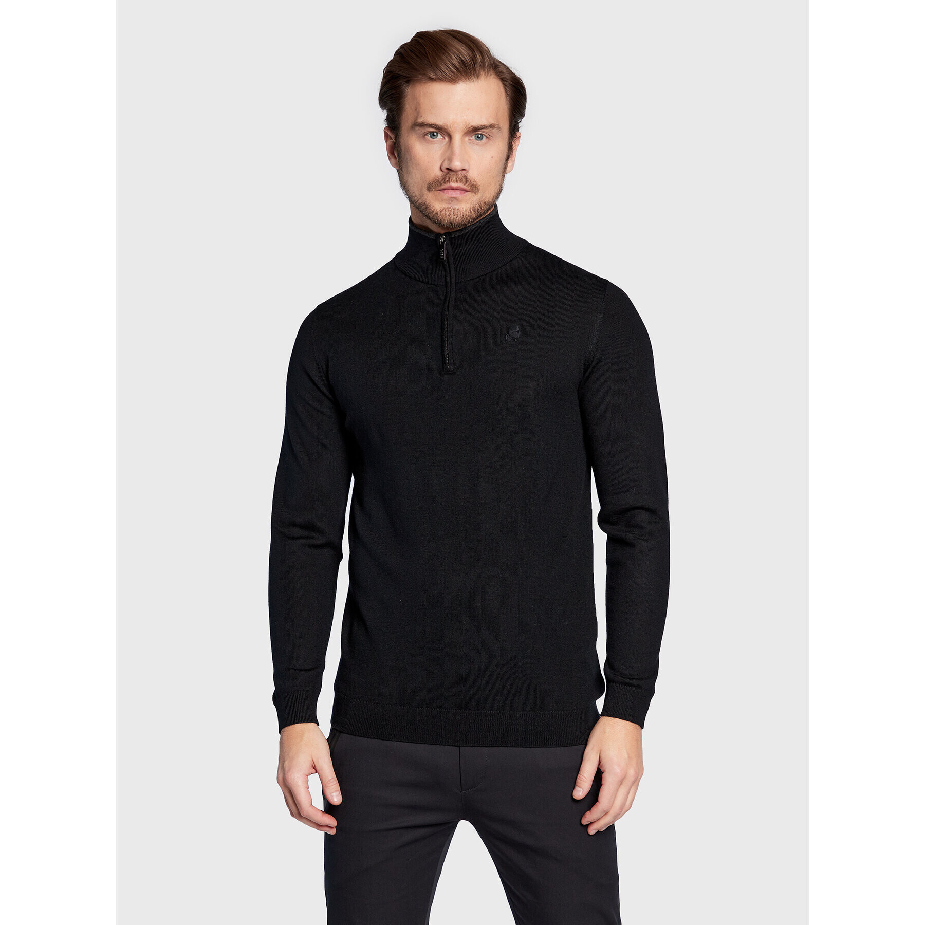 KARL LAGERFELD Пуловер 655008 524399 Черен Regular Fit - Pepit.bg
