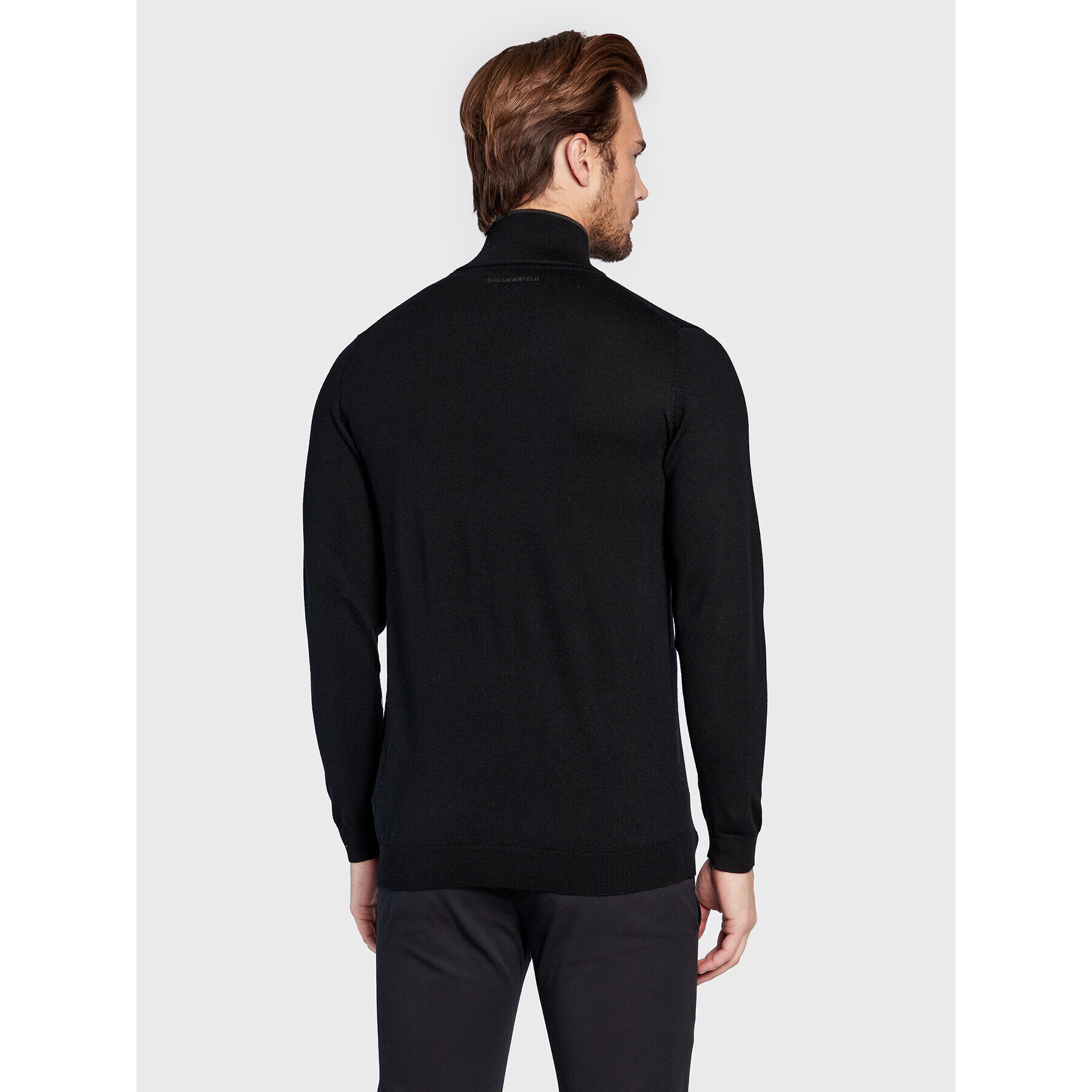 KARL LAGERFELD Пуловер 655008 524399 Черен Regular Fit - Pepit.bg