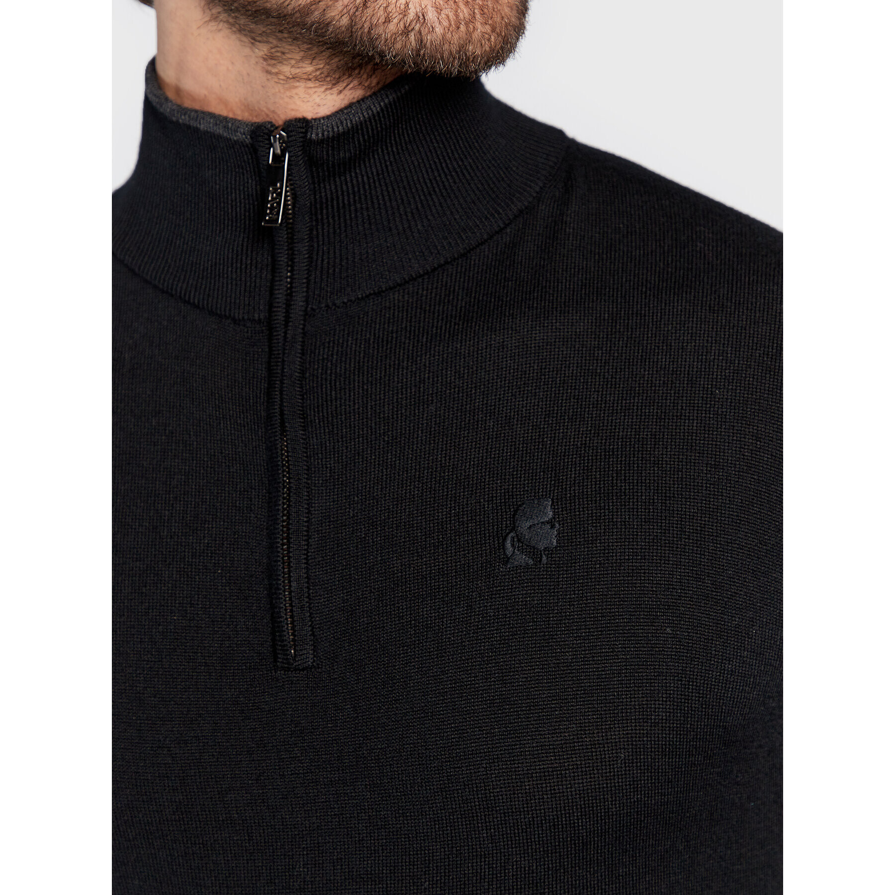 KARL LAGERFELD Пуловер 655008 524399 Черен Regular Fit - Pepit.bg