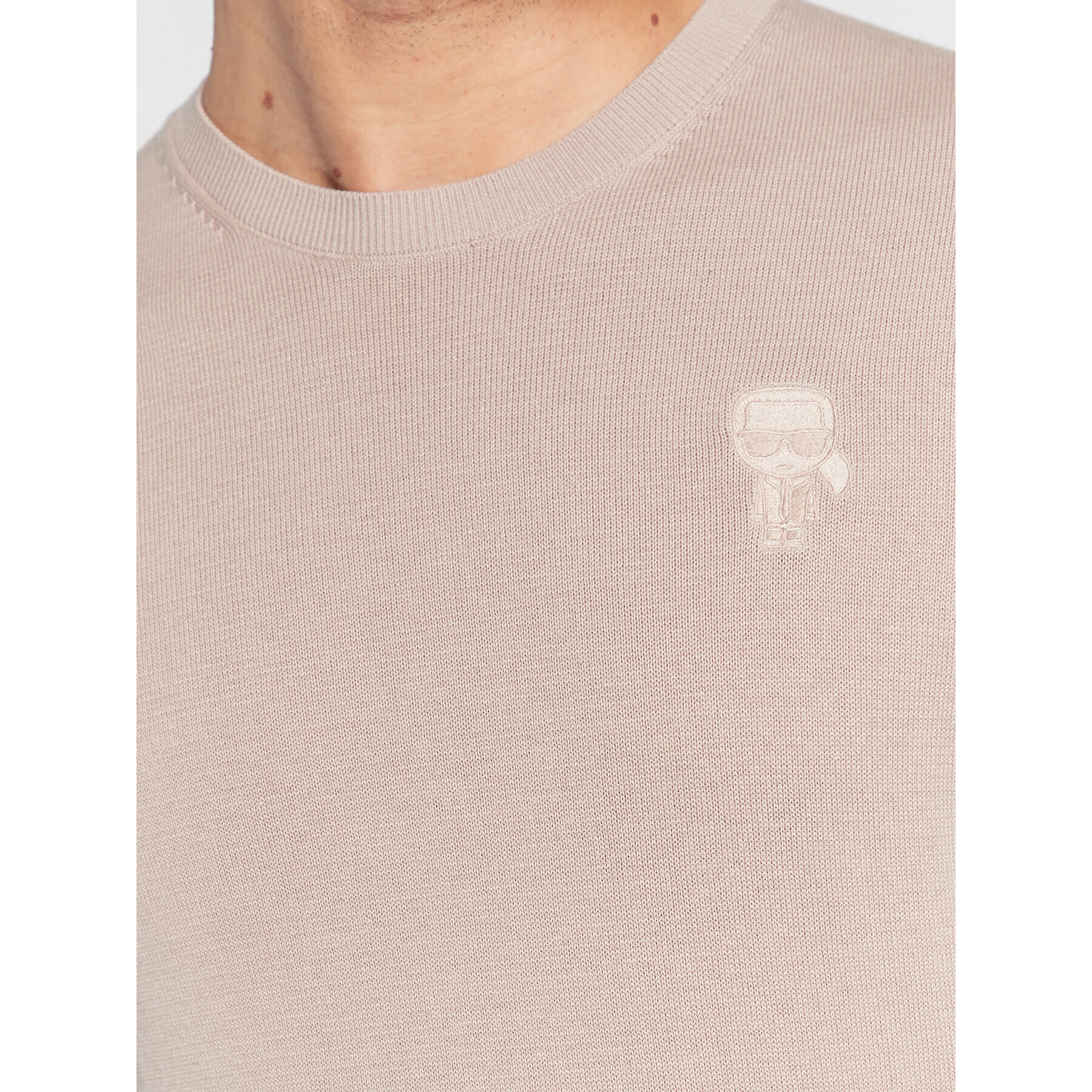 KARL LAGERFELD Пуловер 655029 524301 Бежов Regular Fit - Pepit.bg