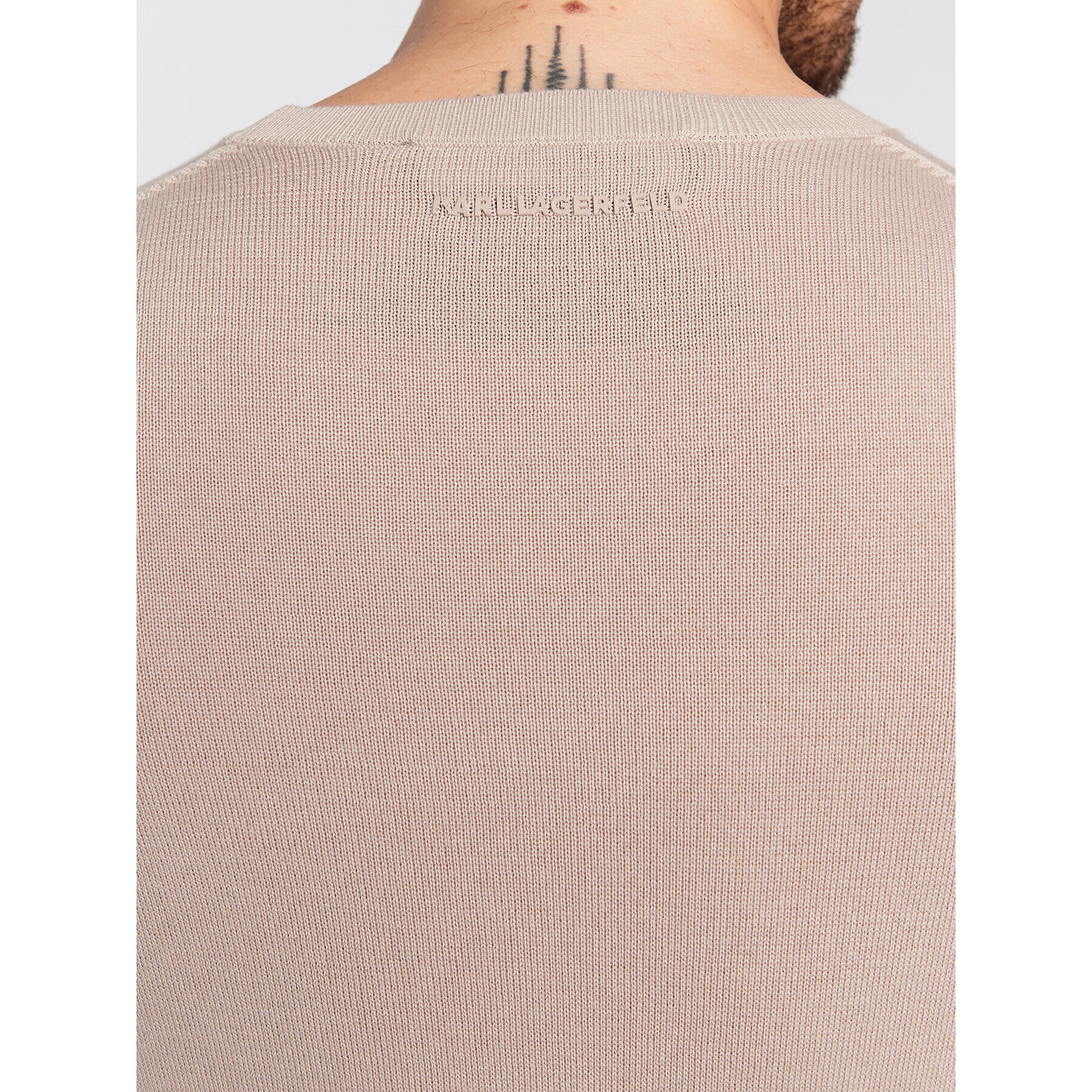 KARL LAGERFELD Пуловер 655029 524301 Бежов Regular Fit - Pepit.bg