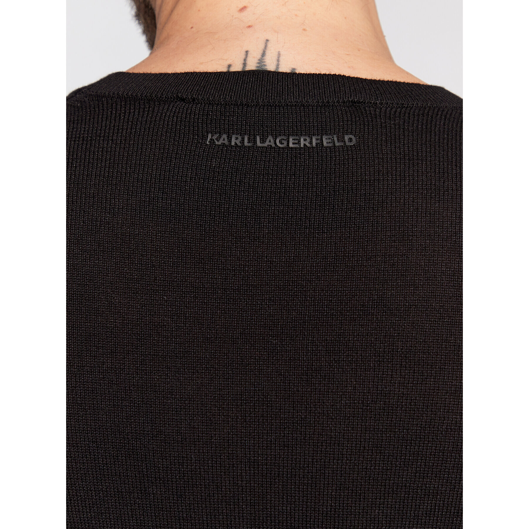 KARL LAGERFELD Пуловер 655029 524301 Черен Regular Fit - Pepit.bg
