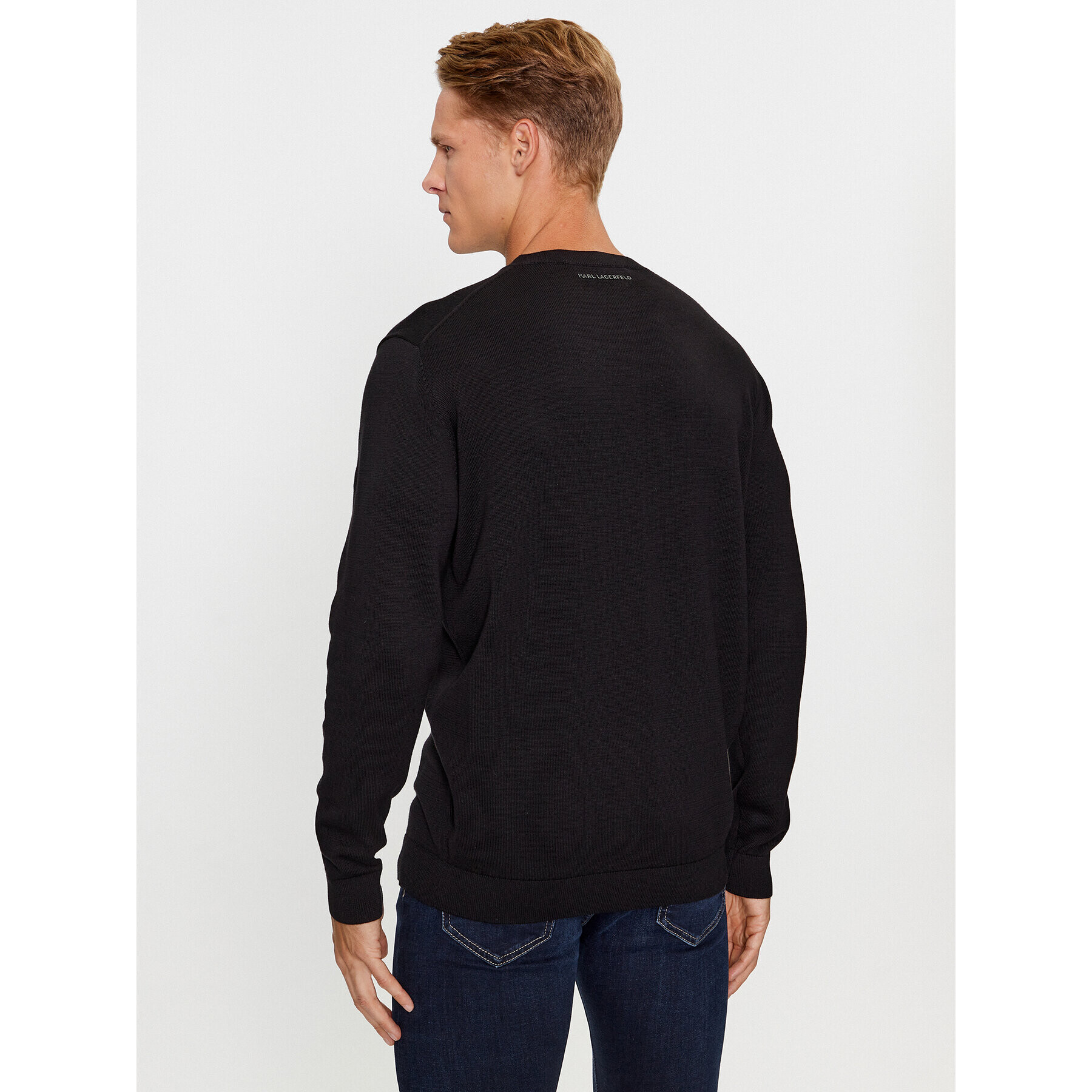 KARL LAGERFELD Пуловер 655029 534301 Черен Regular Fit - Pepit.bg