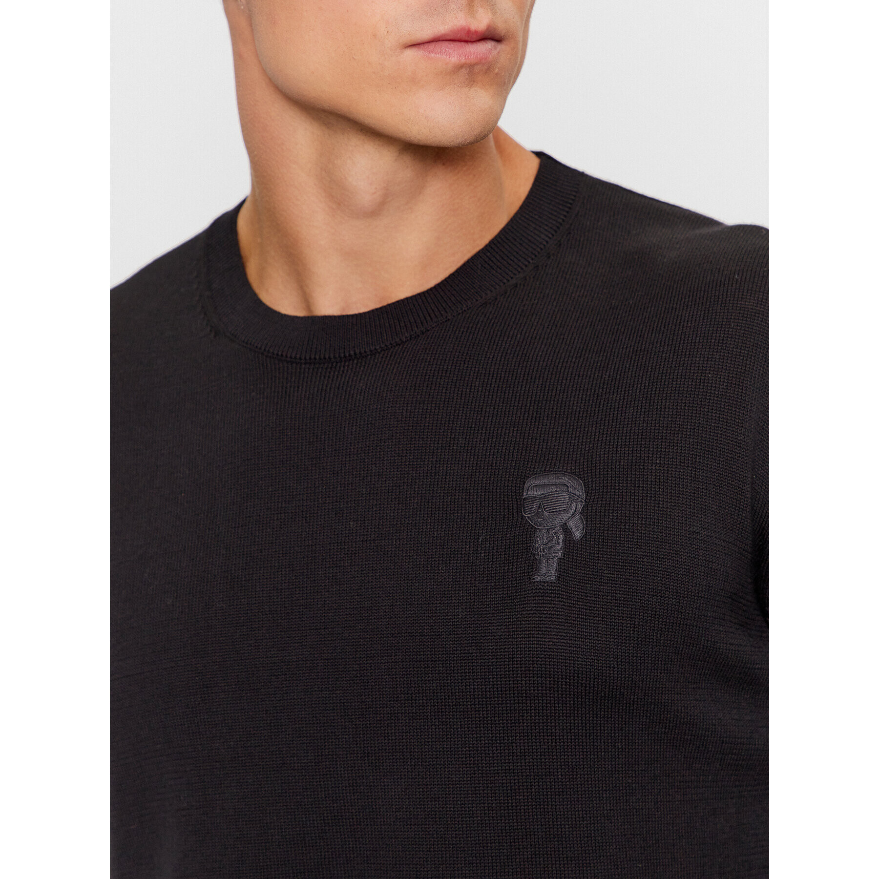 KARL LAGERFELD Пуловер 655029 534301 Черен Regular Fit - Pepit.bg