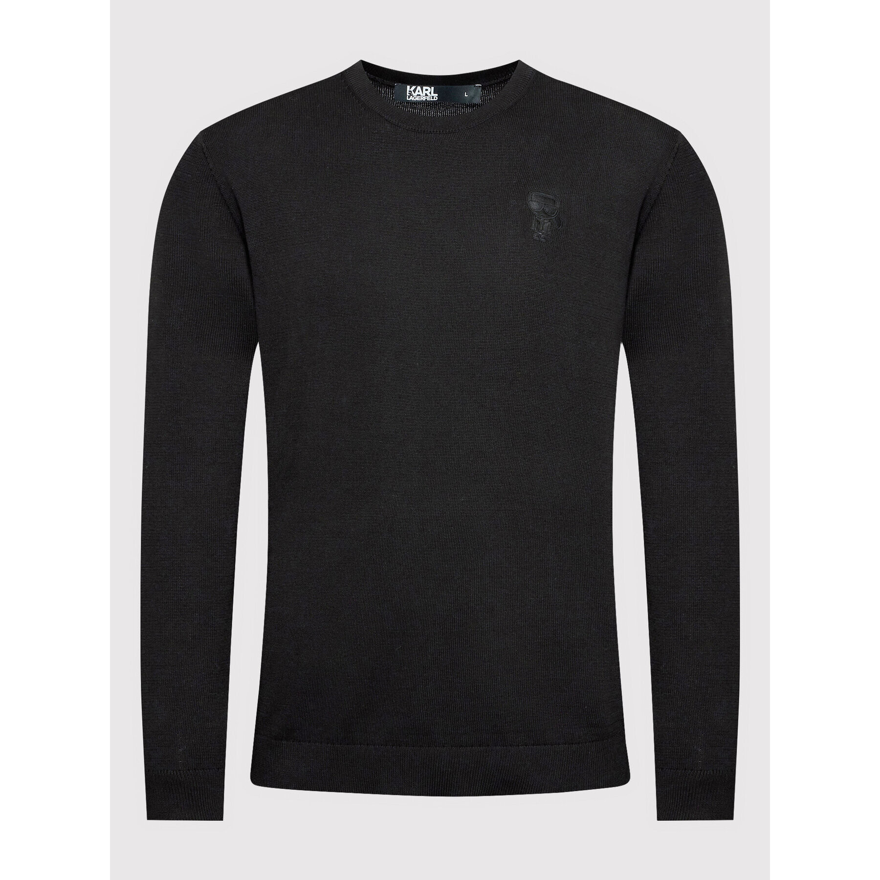 KARL LAGERFELD Пуловер 655085 523301 Черен Regular Fit - Pepit.bg