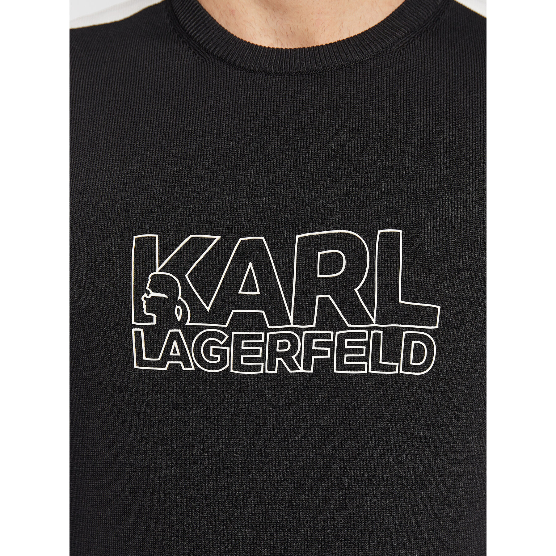 KARL LAGERFELD Пуловер Knit 655036 524313 Черен Regular Fit - Pepit.bg