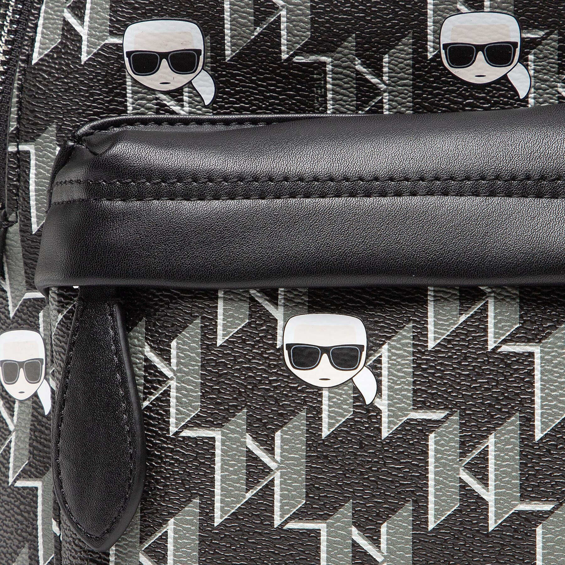 KARL LAGERFELD Раница 225W3027 Черен - Pepit.bg