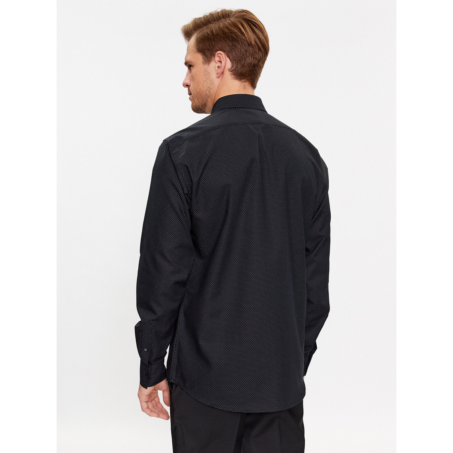 KARL LAGERFELD Риза 605000 534616 Черен Modern Fit - Pepit.bg