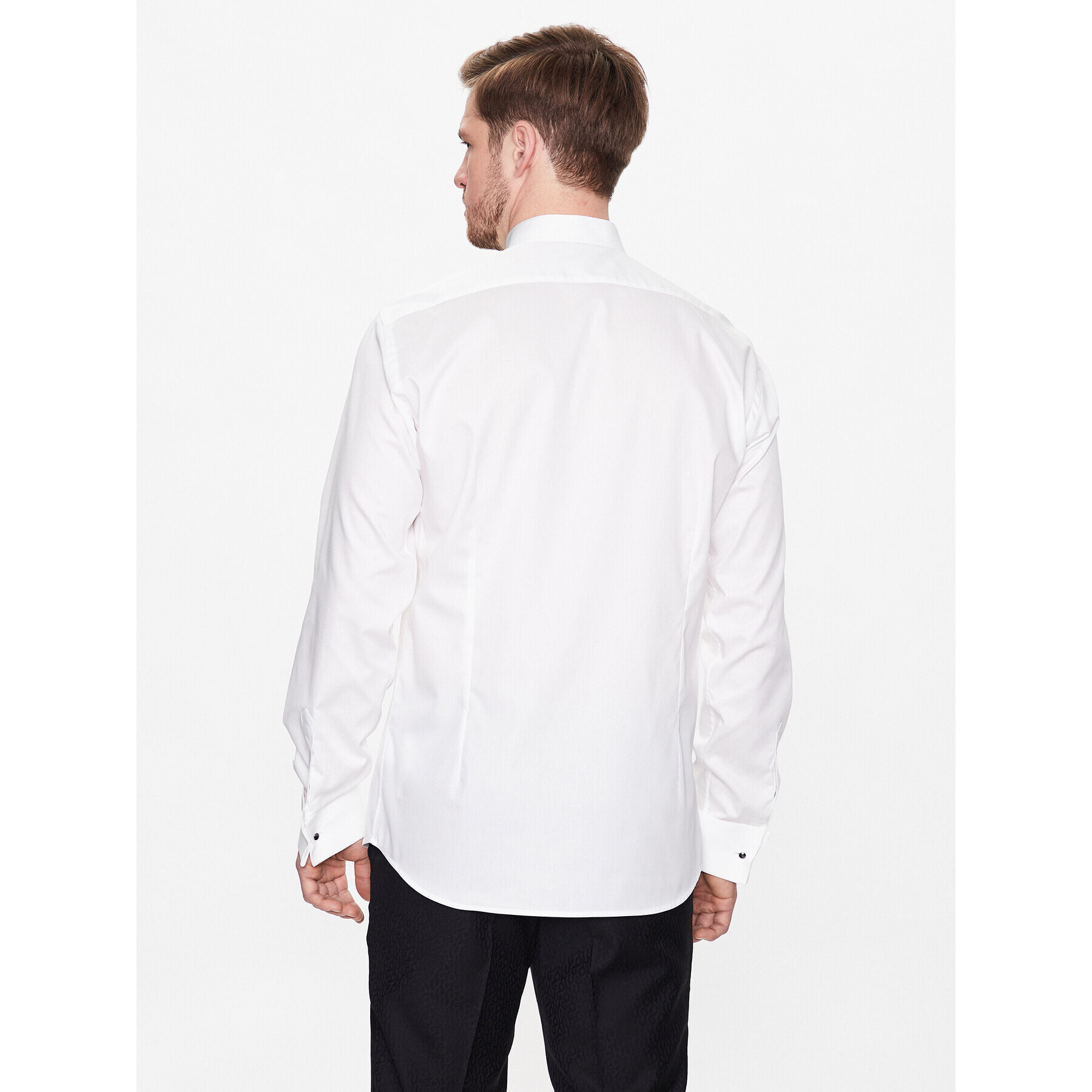 KARL LAGERFELD Риза 605006 532699 Бял Regular Fit - Pepit.bg