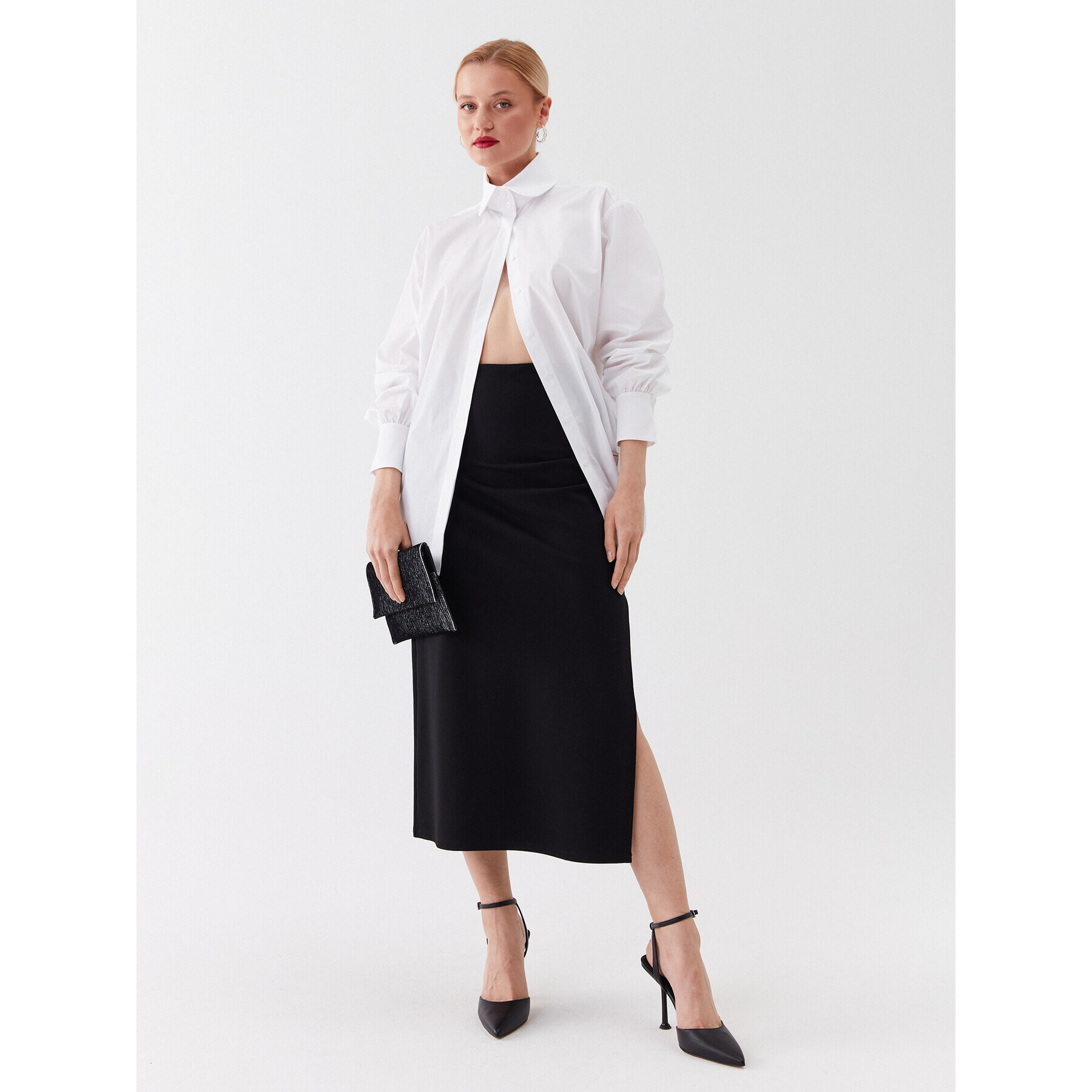 KARL LAGERFELD Риза Classic Karl 200W1617 Бял Regular Fit - Pepit.bg