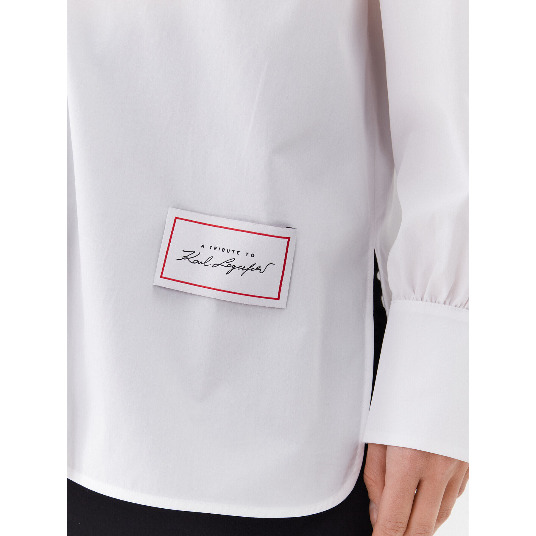 KARL LAGERFELD Риза Classic Karl 200W1617 Бял Regular Fit - Pepit.bg