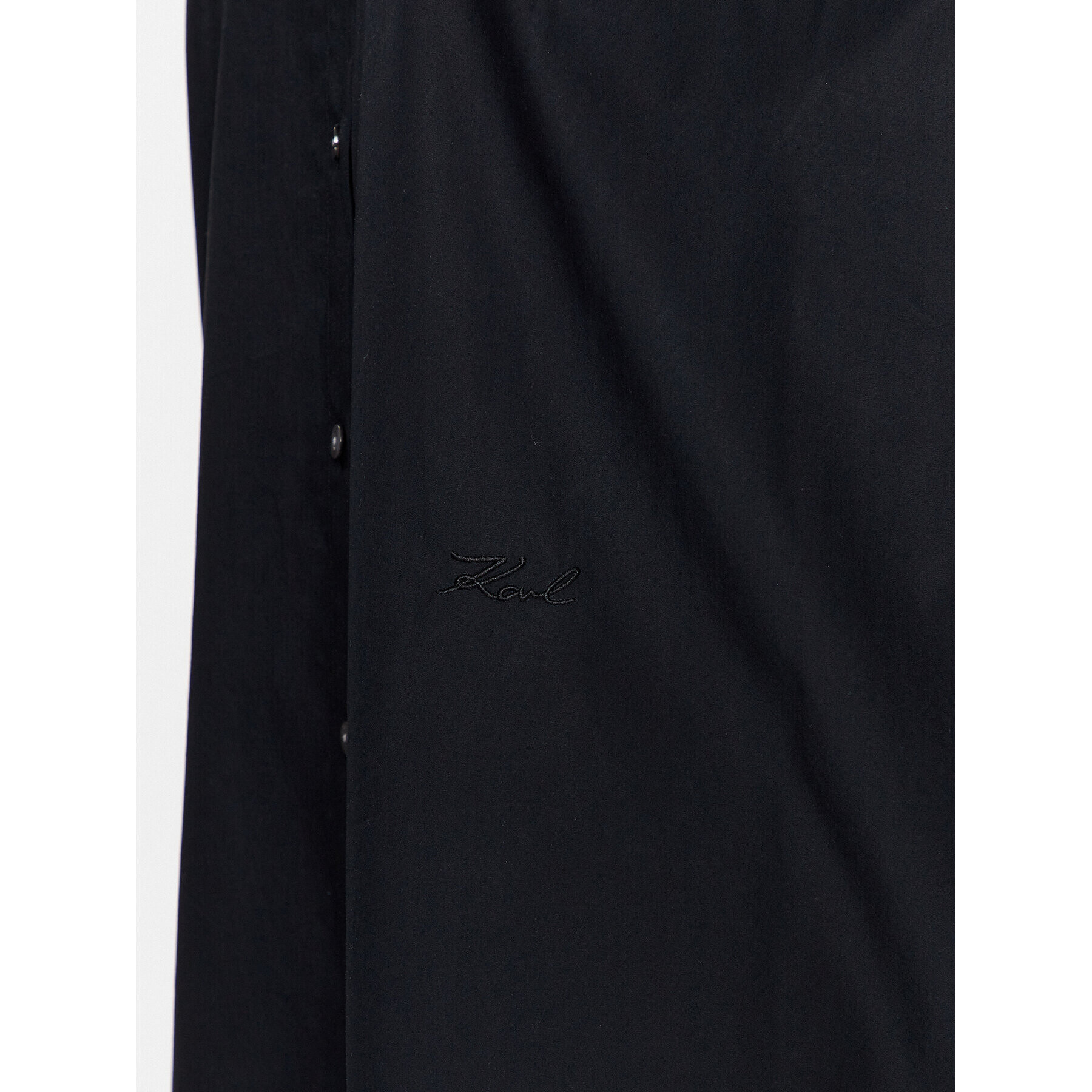 KARL LAGERFELD Риза Ikonik 2.0 230W1600 Черен Oversize - Pepit.bg