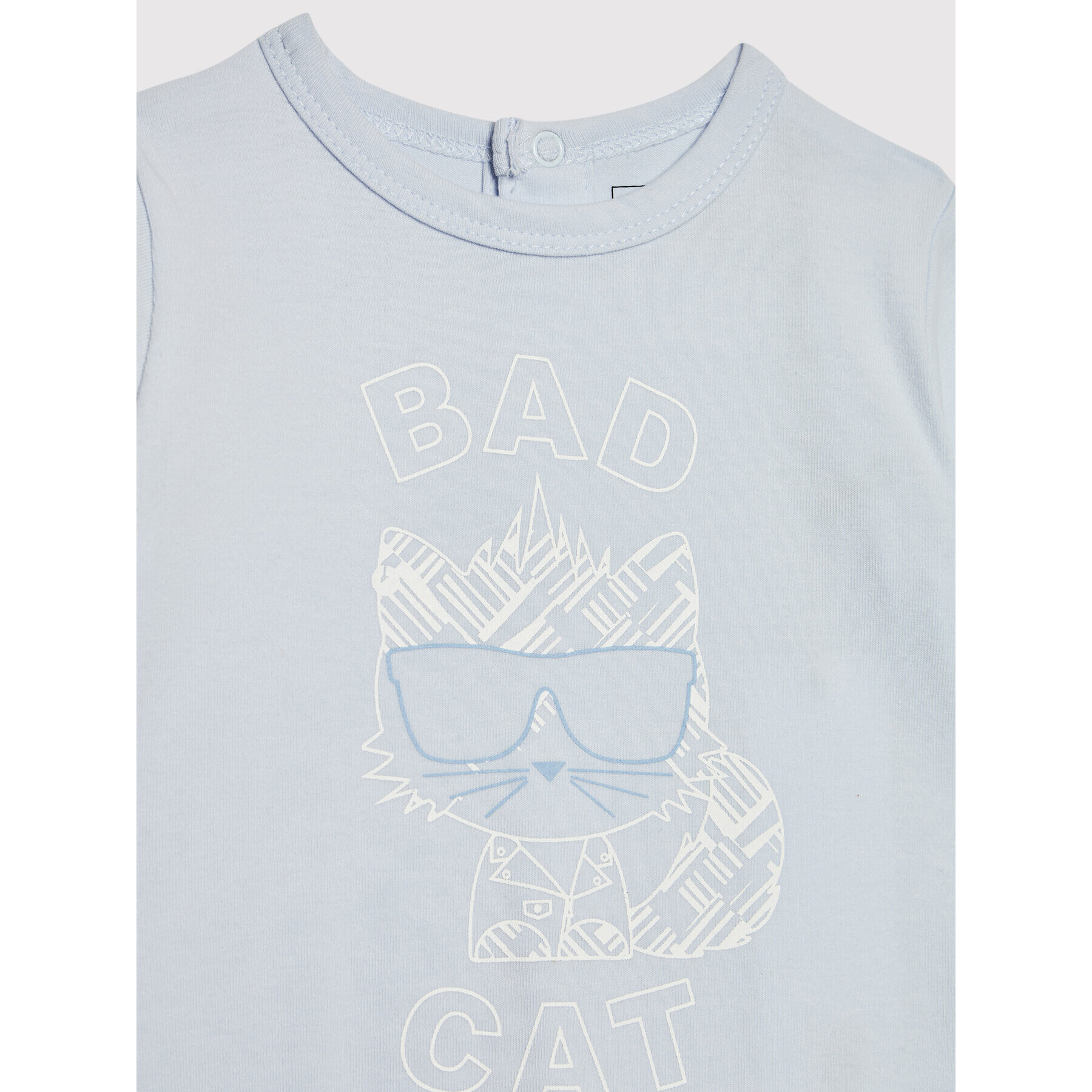 Karl Lagerfeld Kids Ромпер Z97045 Син Regular Fit - Pepit.bg
