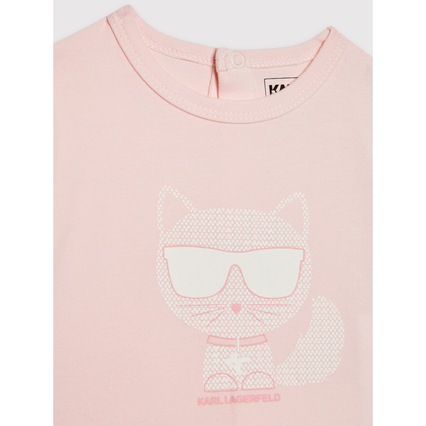 Karl Lagerfeld Kids Ромпер Z97047 Розов Regular Fit - Pepit.bg