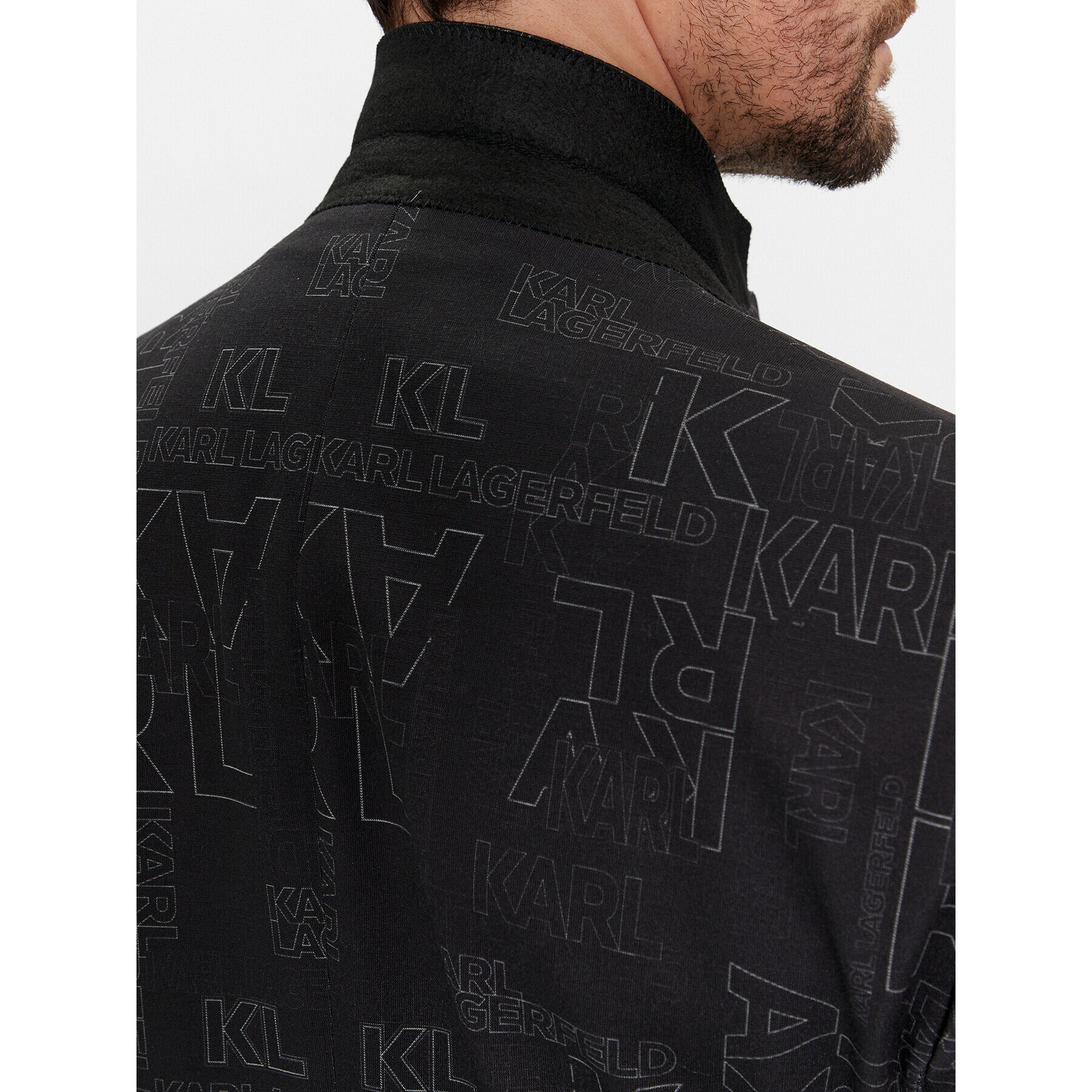 KARL LAGERFELD Сако 155205 541007 Черен Slim Fit - Pepit.bg