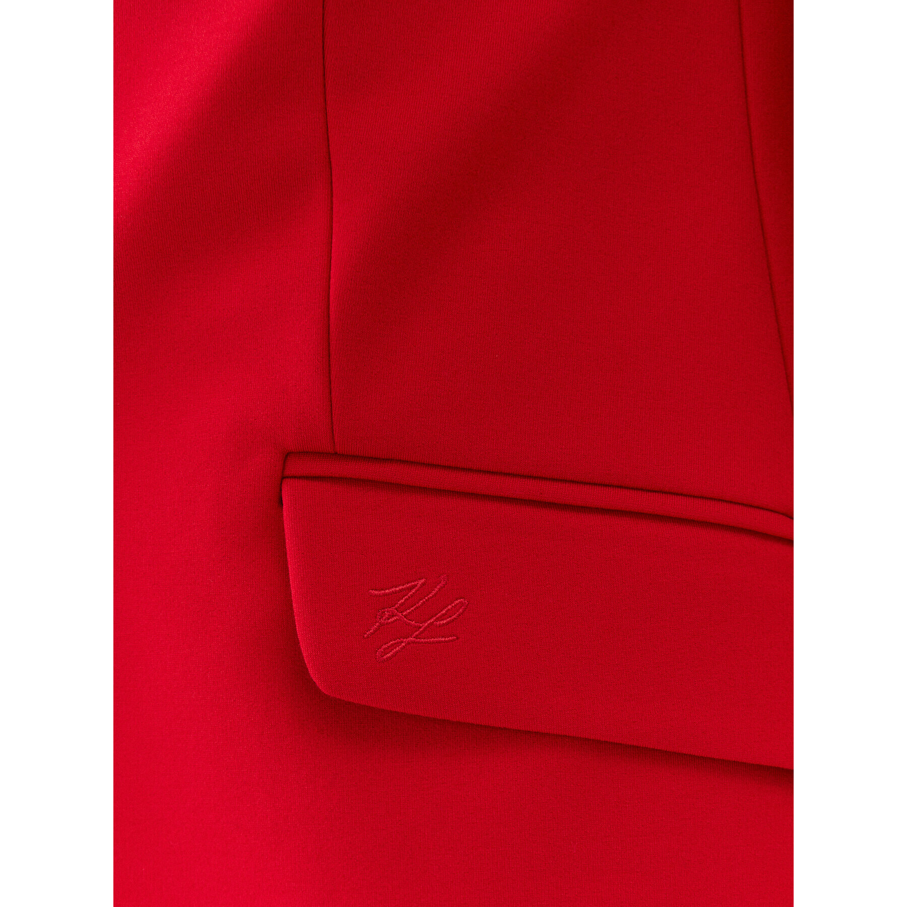 KARL LAGERFELD Сако 230W1402 Червен Regular Fit - Pepit.bg